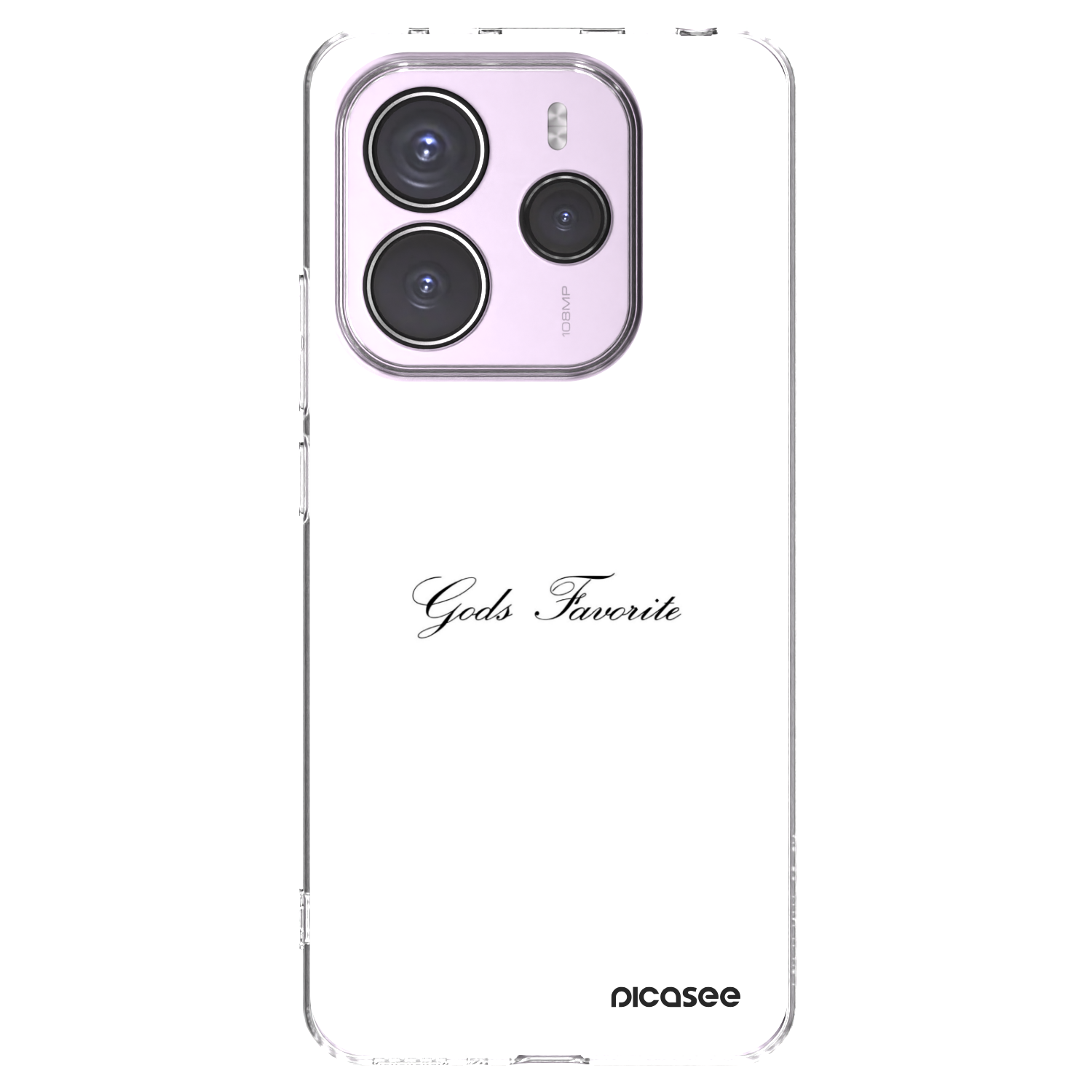 Picasee silikonový průhledný obal pro Xiaomi Redmi Note 14 5G - Gods Favorite