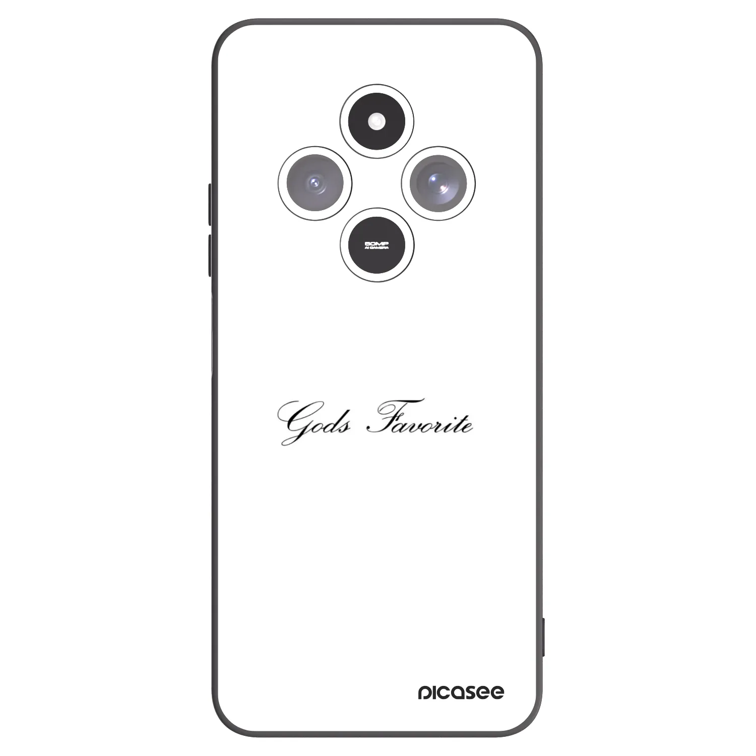 Picasee silikonový černý obal pro Xiaomi Redmi 14C - Gods Favorite