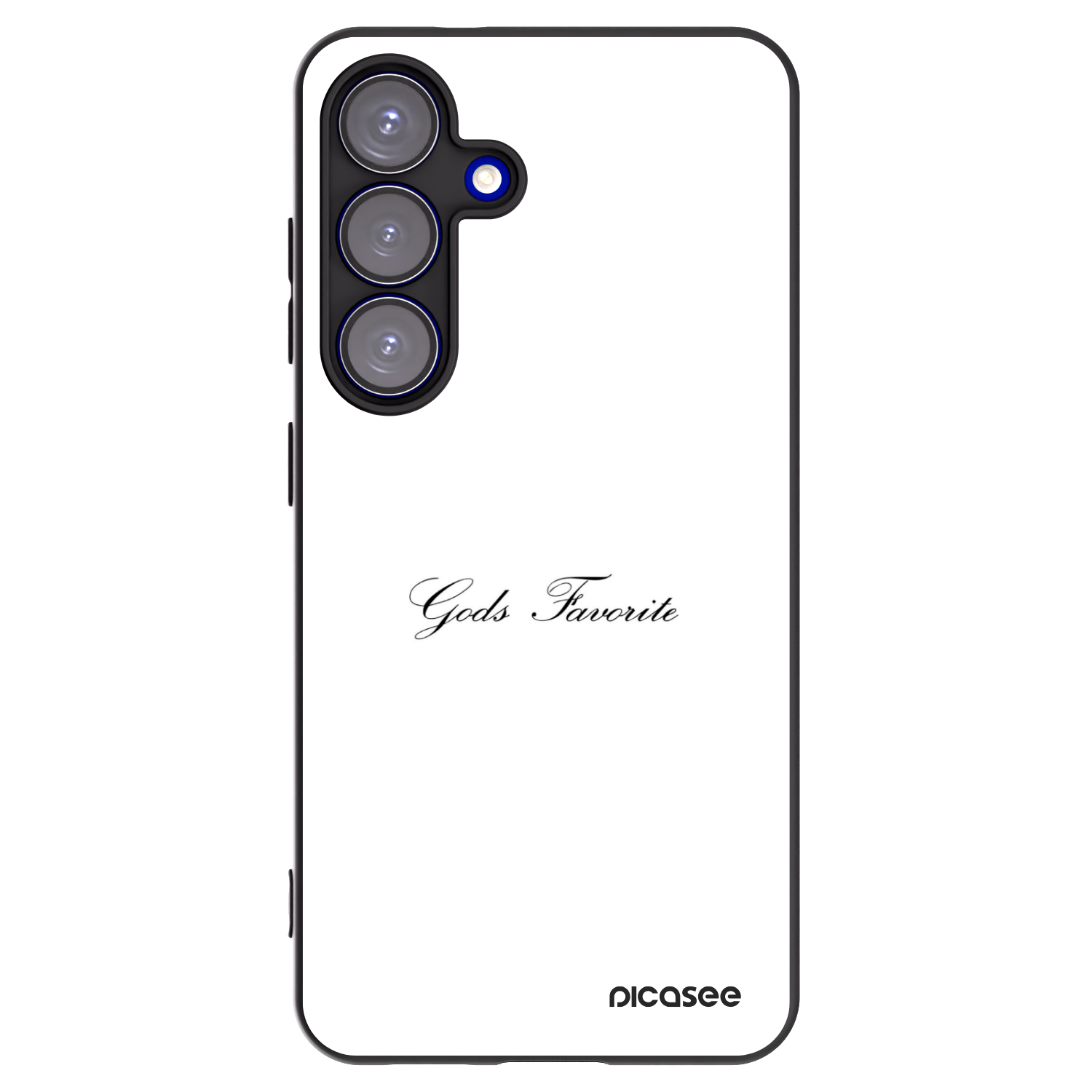 Picasee silikonový černý obal pro Samsung Galaxy S25 5G - Gods Favorite
