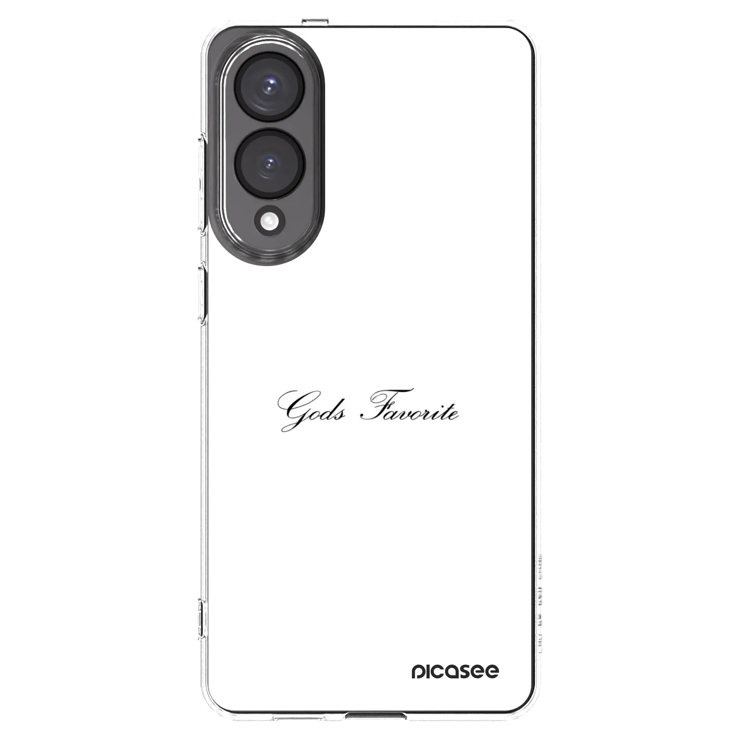 Picasee silikonový průhledný obal pro Samsung Galaxy S25 Edge 5G - Gods Favorite