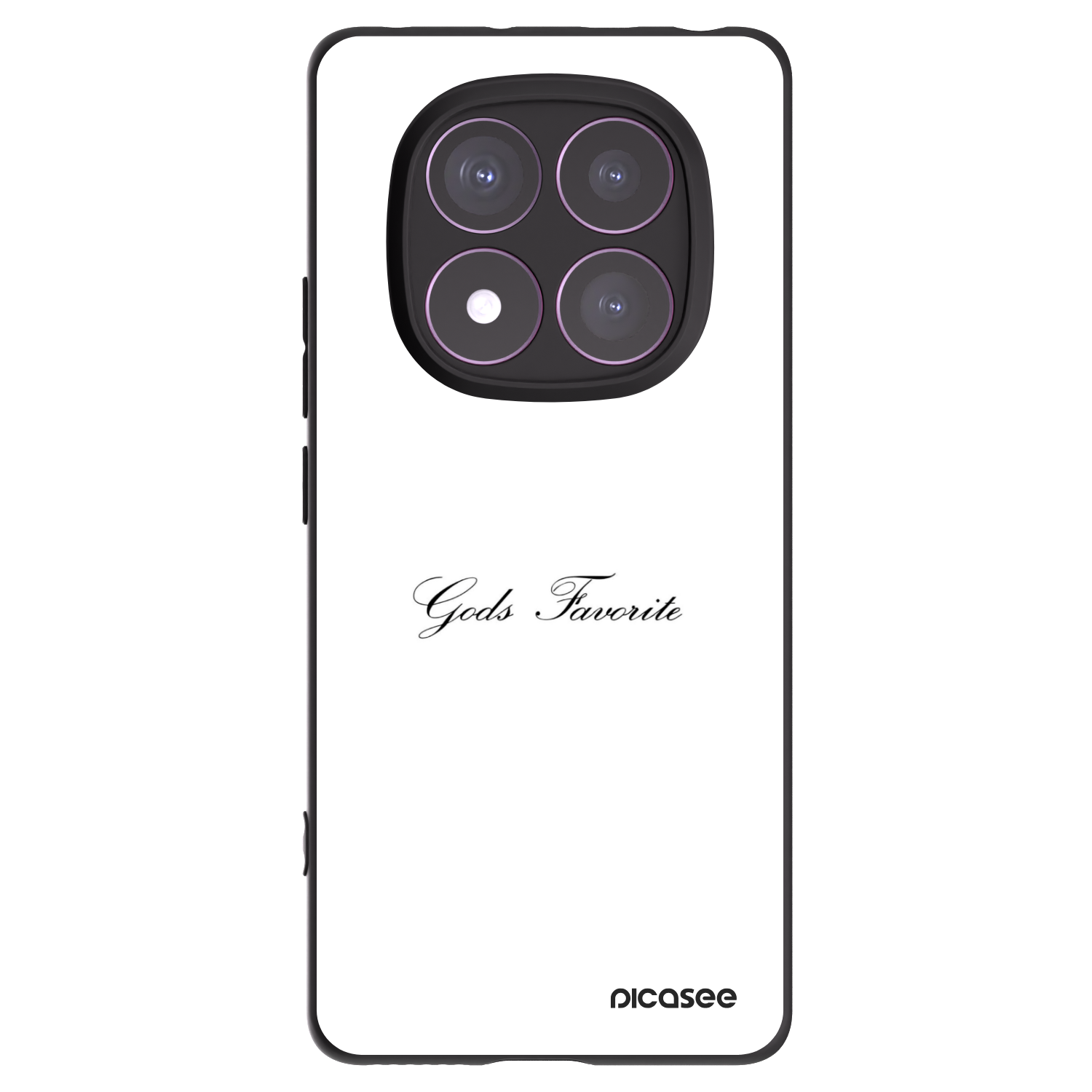 Picasee silikonový černý obal pro Xiaomi Redmi Note 14 Pro 4G - Gods Favorite