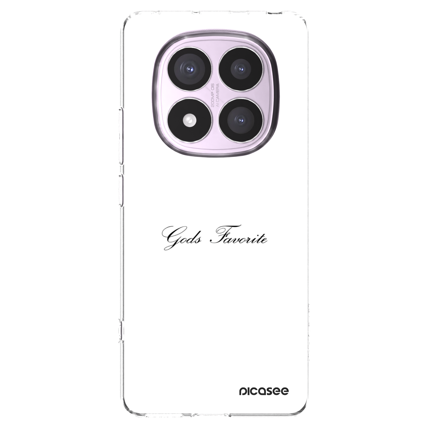 Picasee silikonový průhledný obal pro Xiaomi Redmi Note 14 Pro 4G - Gods Favorite