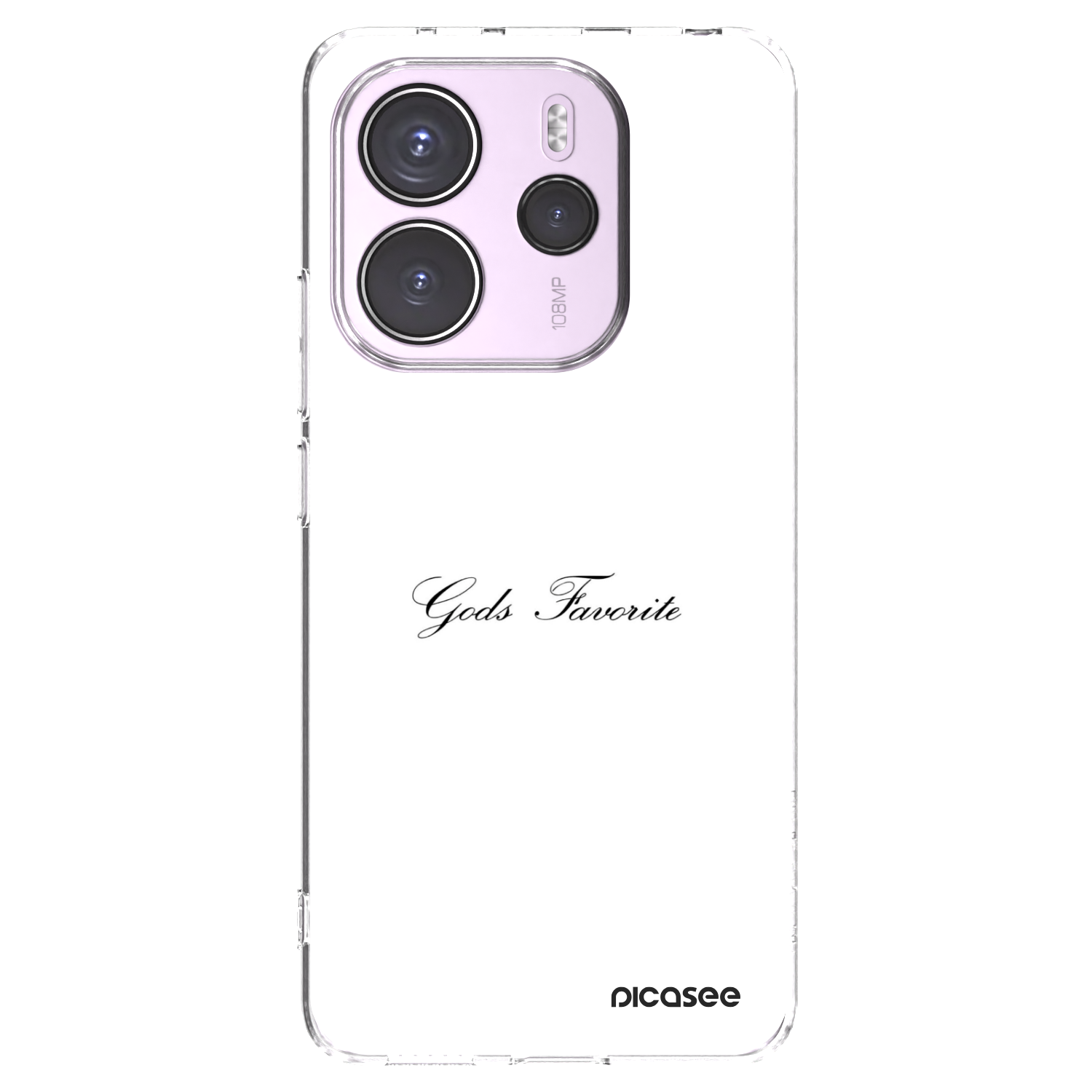 Picasee silikonový průhledný obal pro Xiaomi Redmi Note 14 4G - Gods Favorite