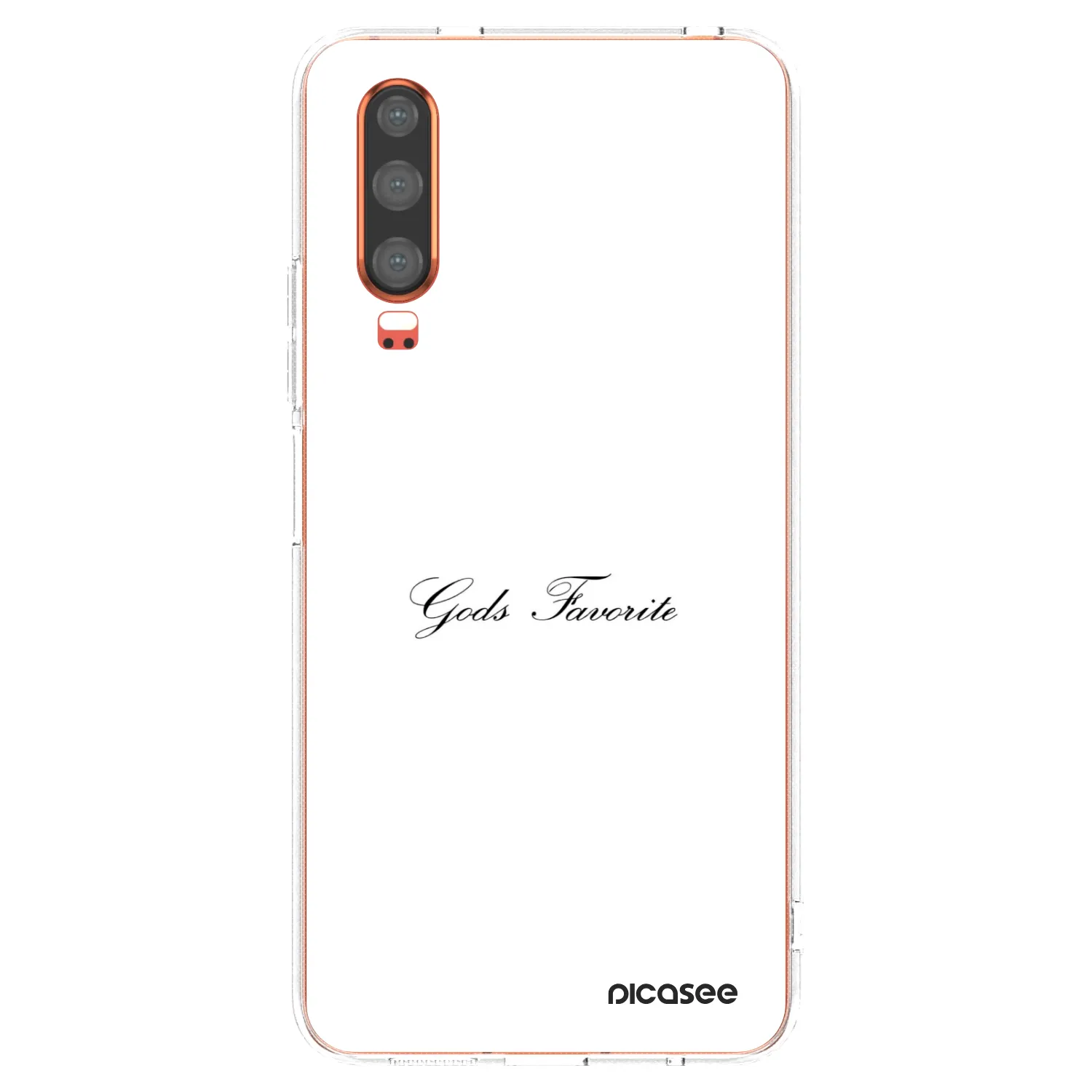 Picasee silikonový průhledný obal pro Huawei P30 - Gods Favorite