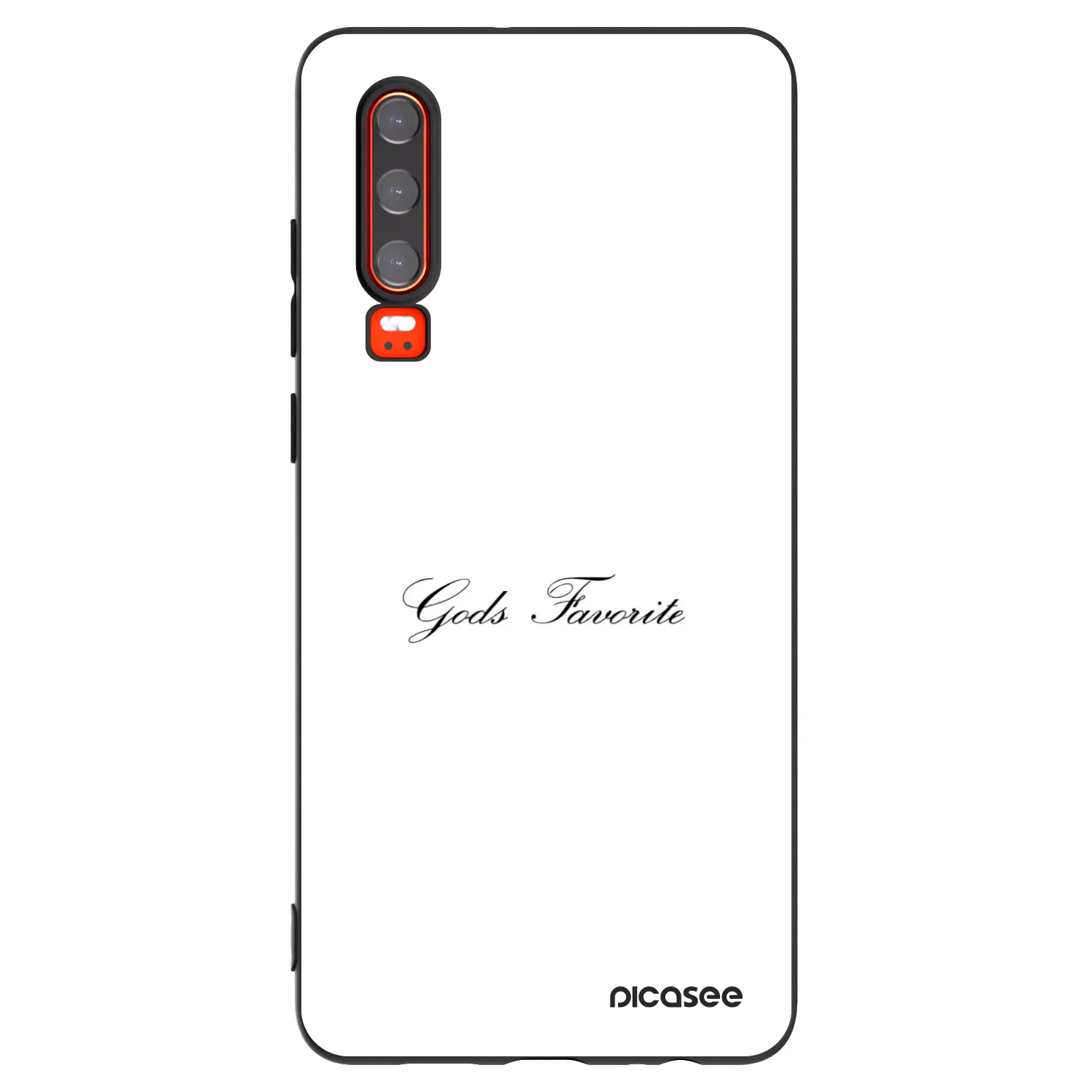 Picasee silikonový černý obal pro Huawei P30 - Gods Favorite