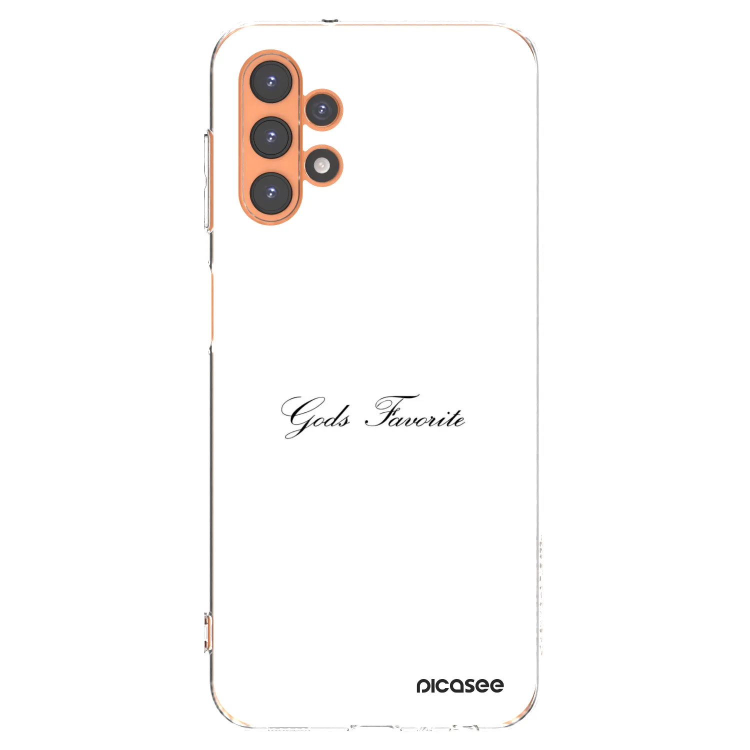 Picasee silikonový průhledný obal pro Samsung Galaxy A13 5G - Gods Favorite