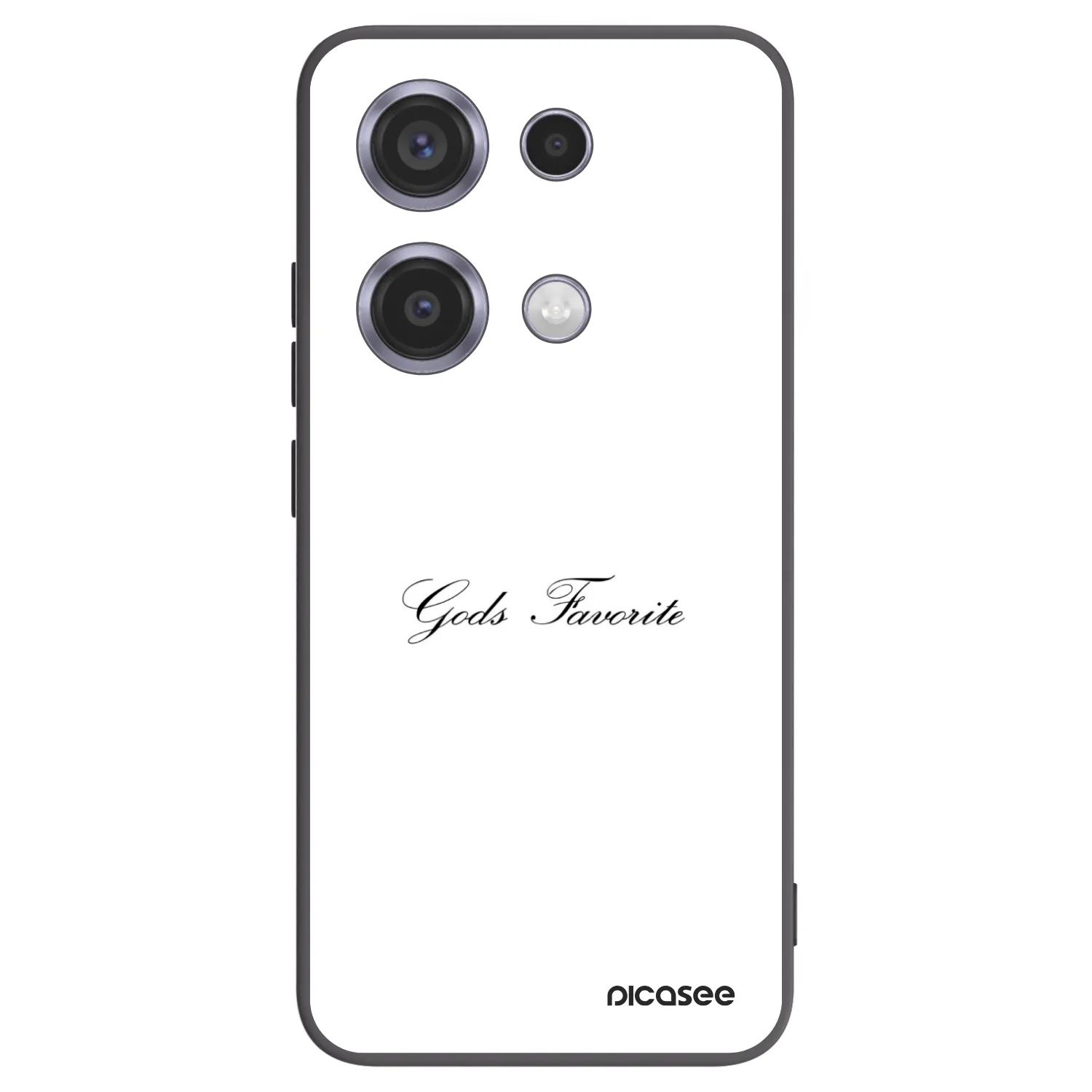 Picasee silikonový černý obal pro Xiaomi Redmi Note 14S - Gods Favorite