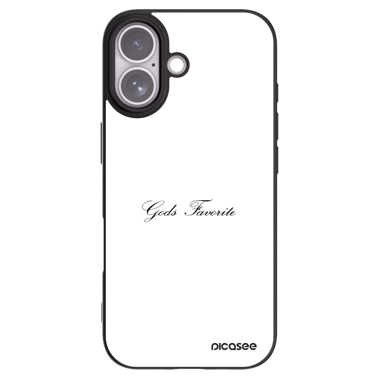 Picasee silikonový černý obal pro Apple iPhone 17 - Gods Favorite