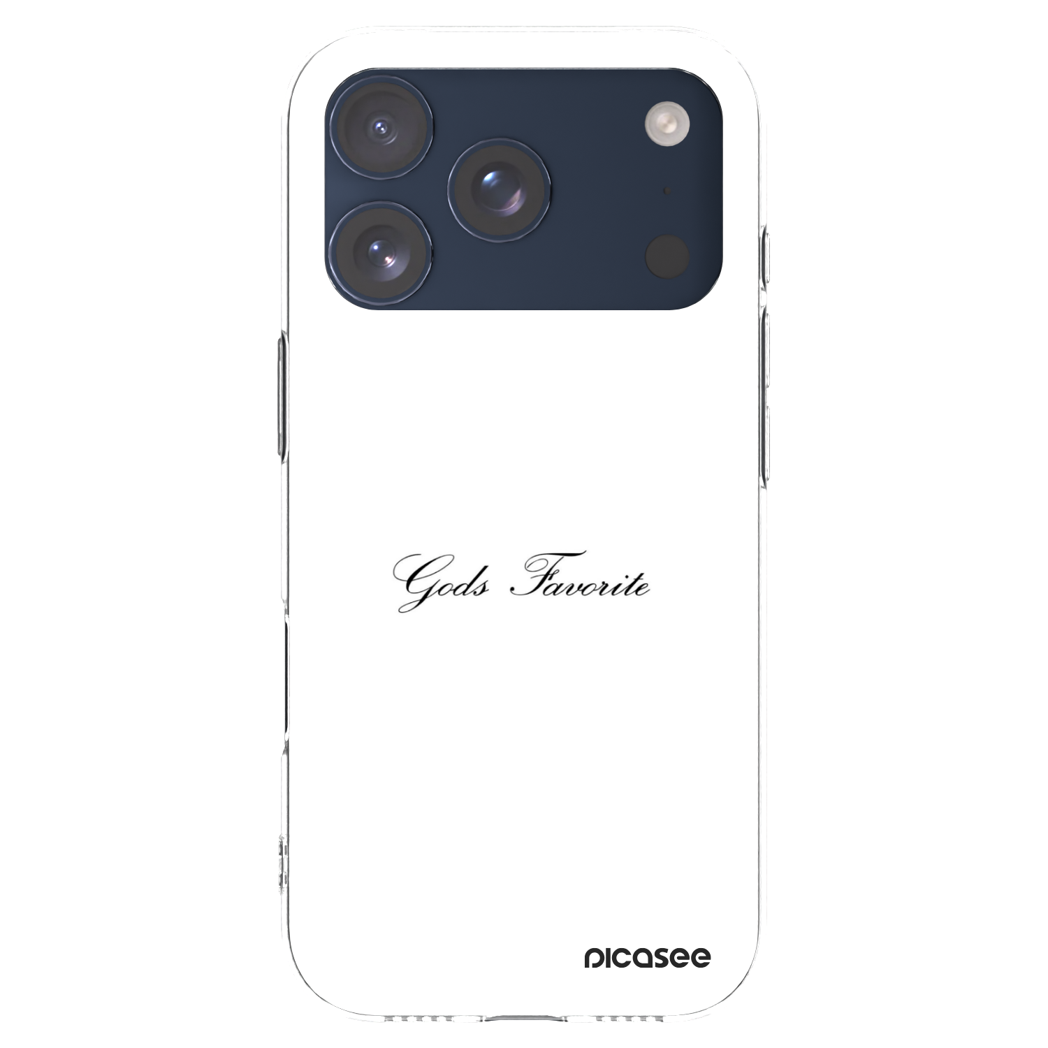 Picasee silikonový průhledný obal pro Apple iPhone 17 Pro - Gods Favorite