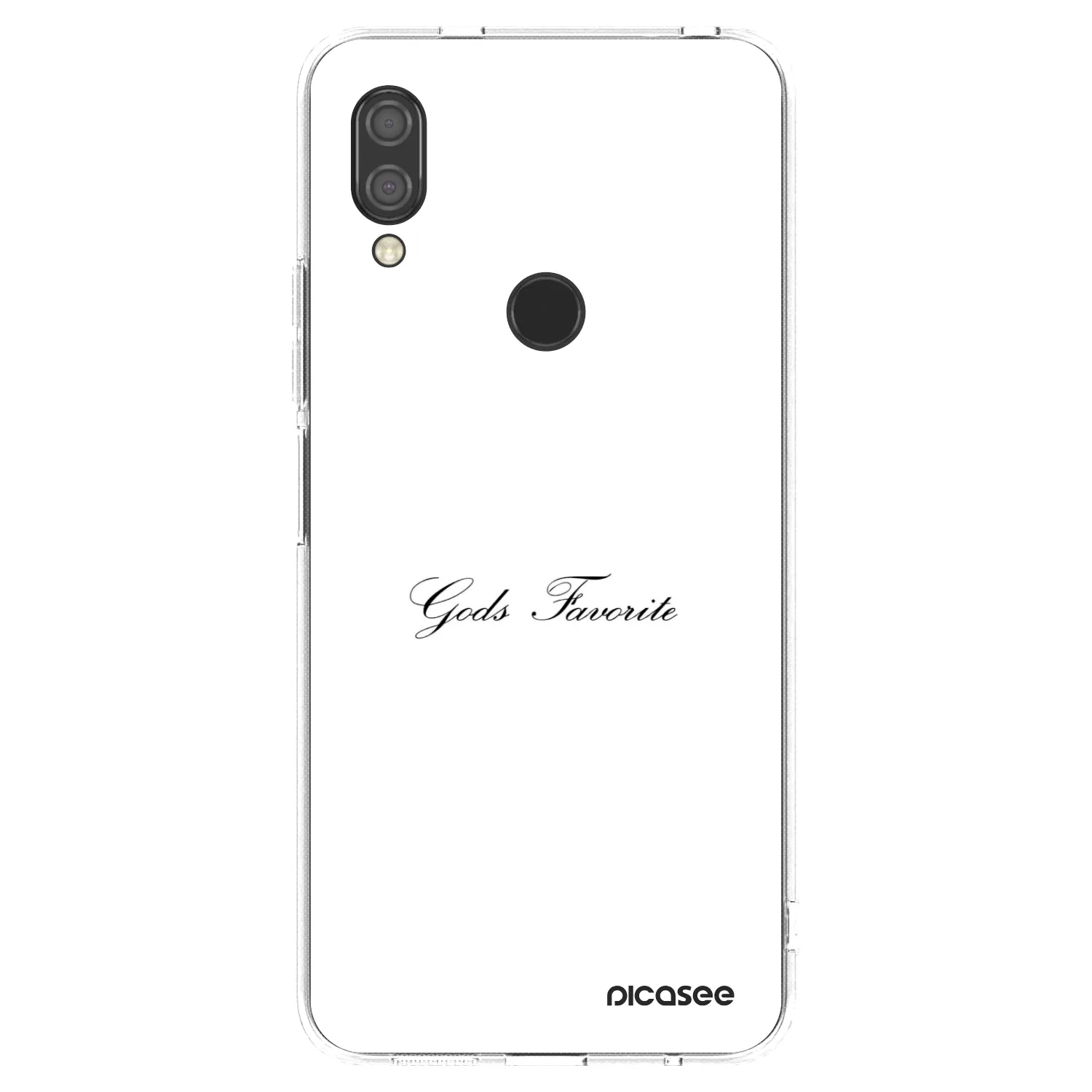 Picasee silikonový průhledný obal pro Xiaomi Redmi 7 - Gods Favorite