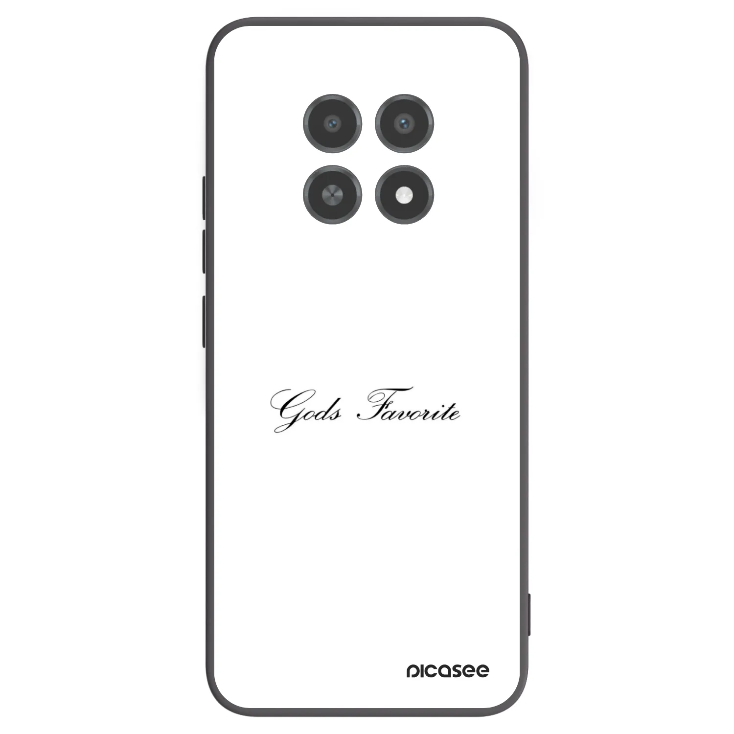 Picasee silikonový černý obal pro Realme 12X - Gods Favorite