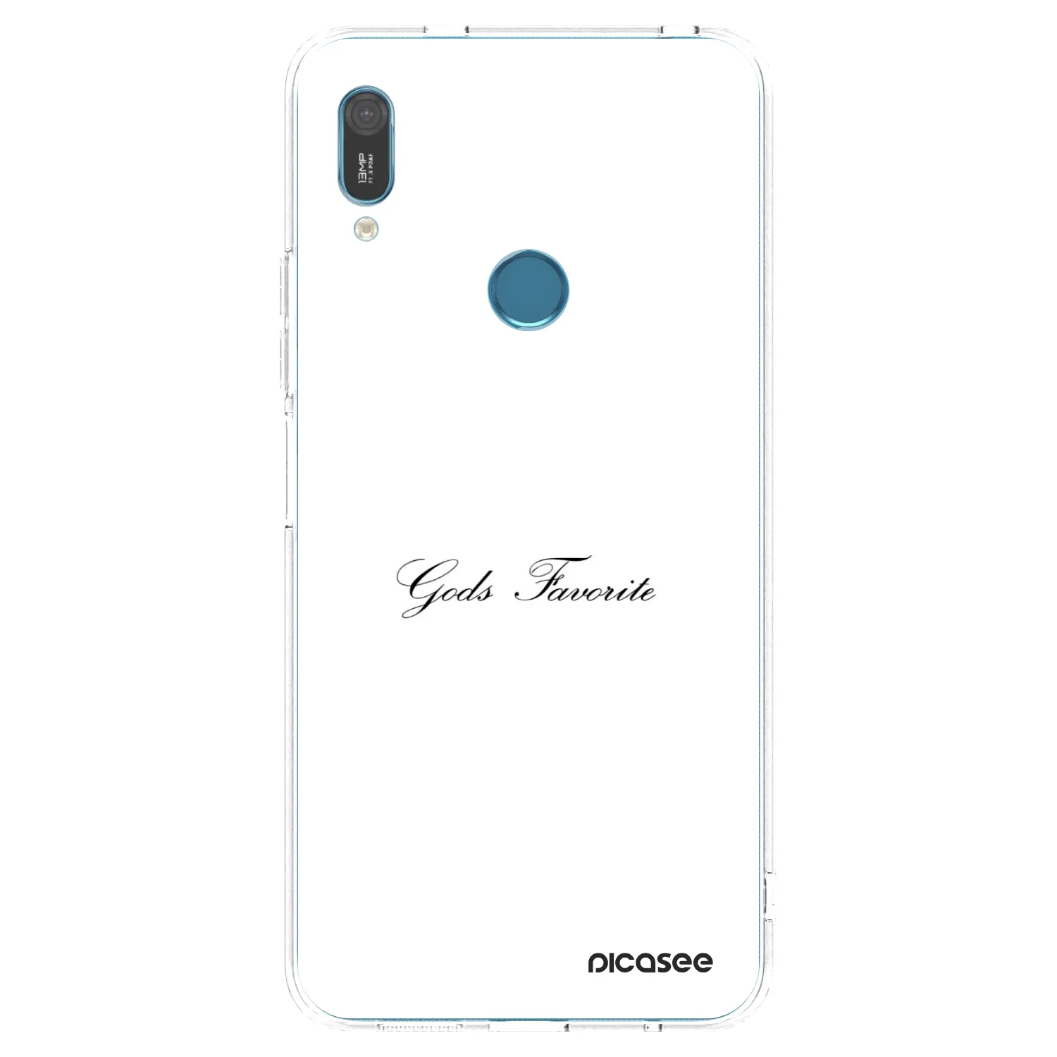 Picasee silikonový průhledný obal pro Huawei Y6 2019 - Gods Favorite