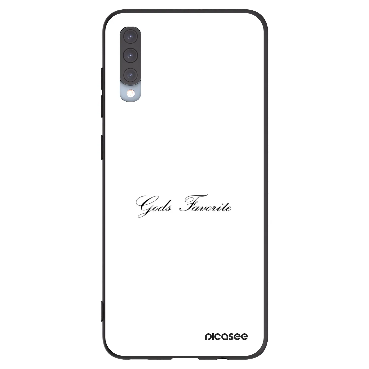 Picasee silikonový černý obal pro Samsung Galaxy A70 A705F - Gods Favorite
