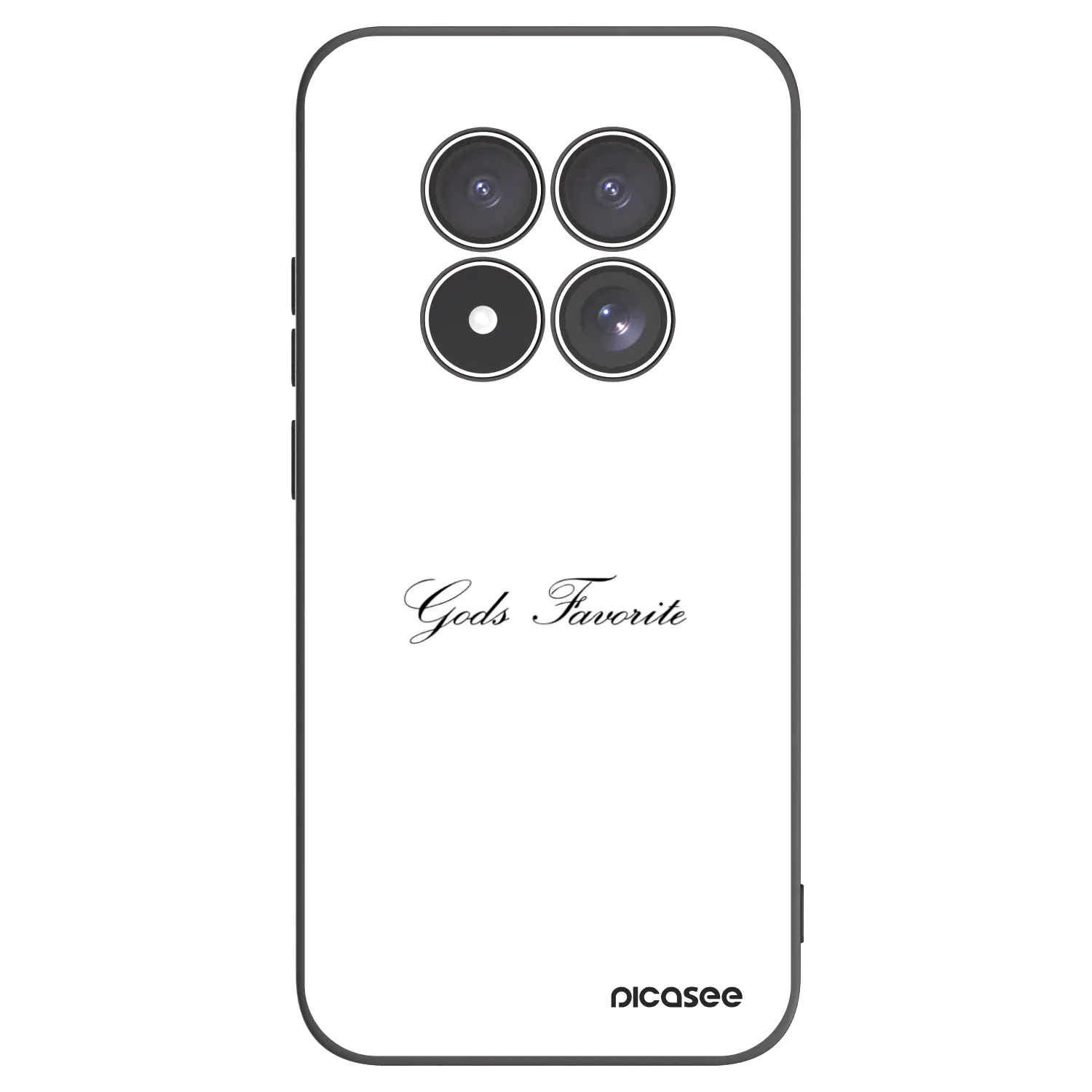 Picasee silikonový černý obal pro Xiaomi Redmi Note 15 Pro 4G - Gods Favorite