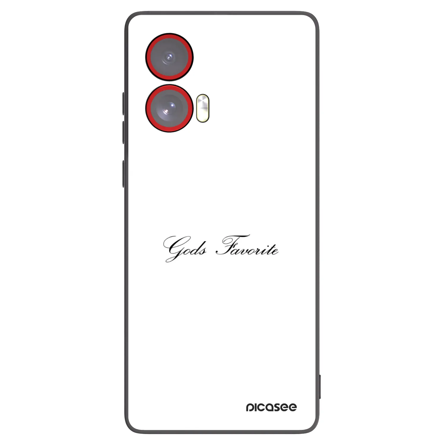 Picasee silikonový černý obal pro Motorola Edge 50 Fusion - Gods Favorite