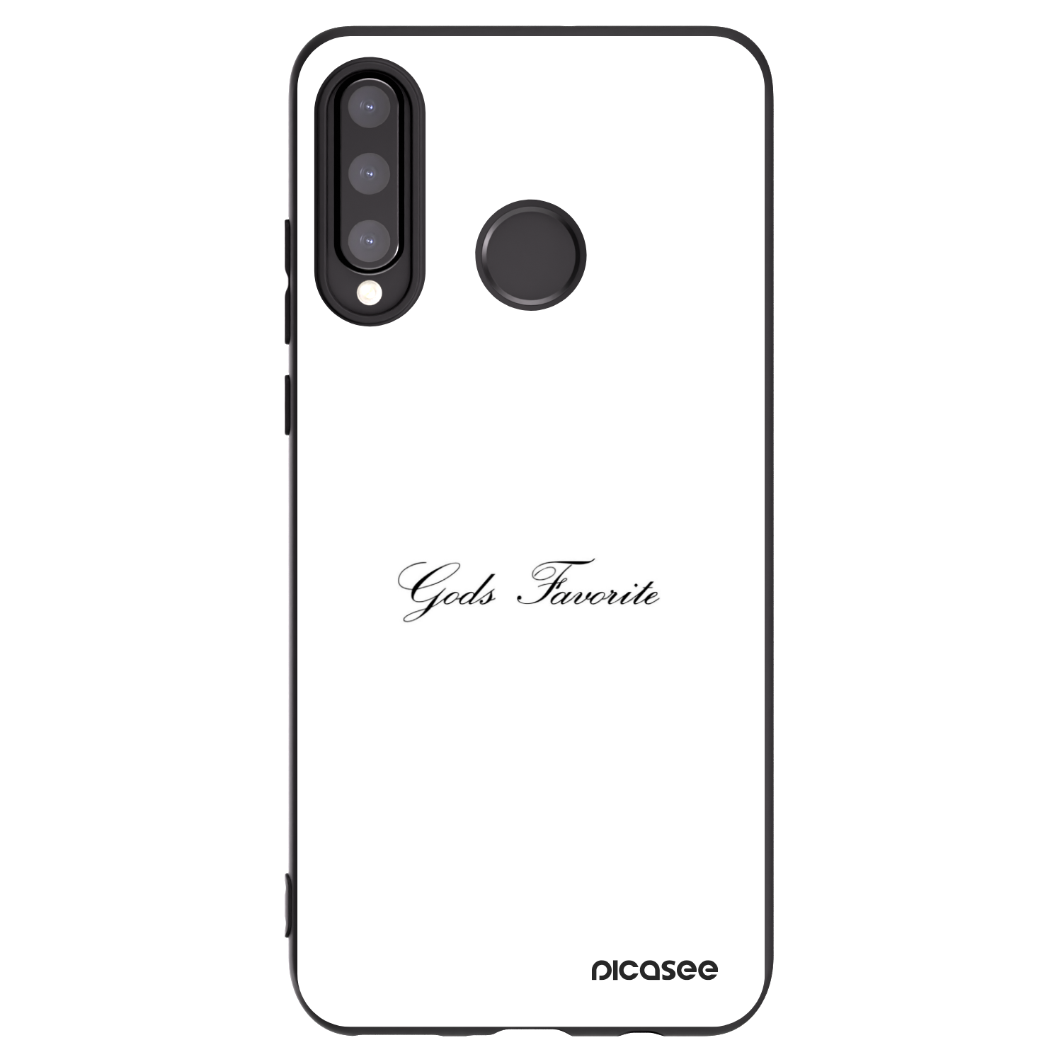 Picasee silikonový černý obal pro Huawei P30 Lite - Gods Favorite