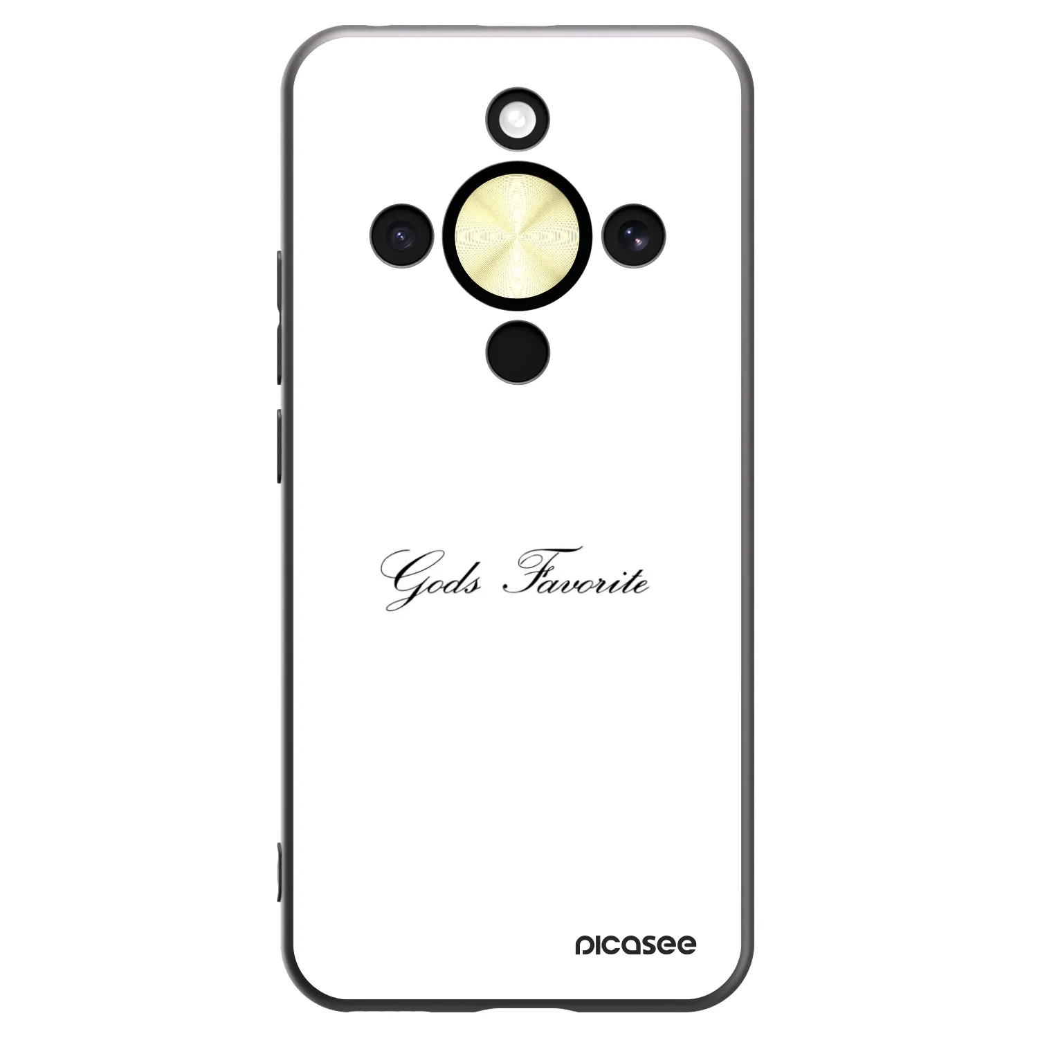 Picasee silikonový černý obal pro Honor Magic8 Lite 5G - Gods Favorite