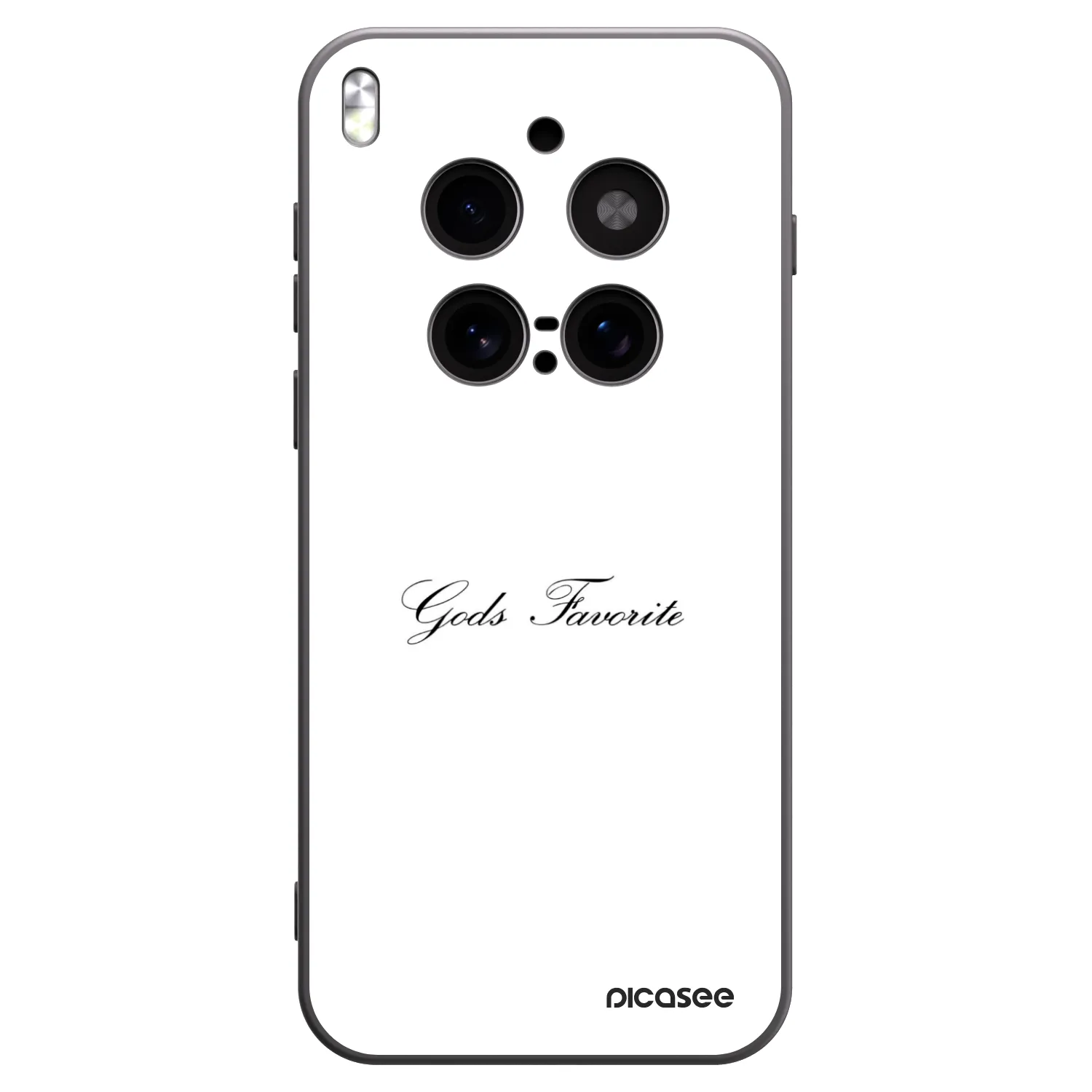 Picasee silikonový černý obal pro Vivo X300 Pro - Gods Favorite