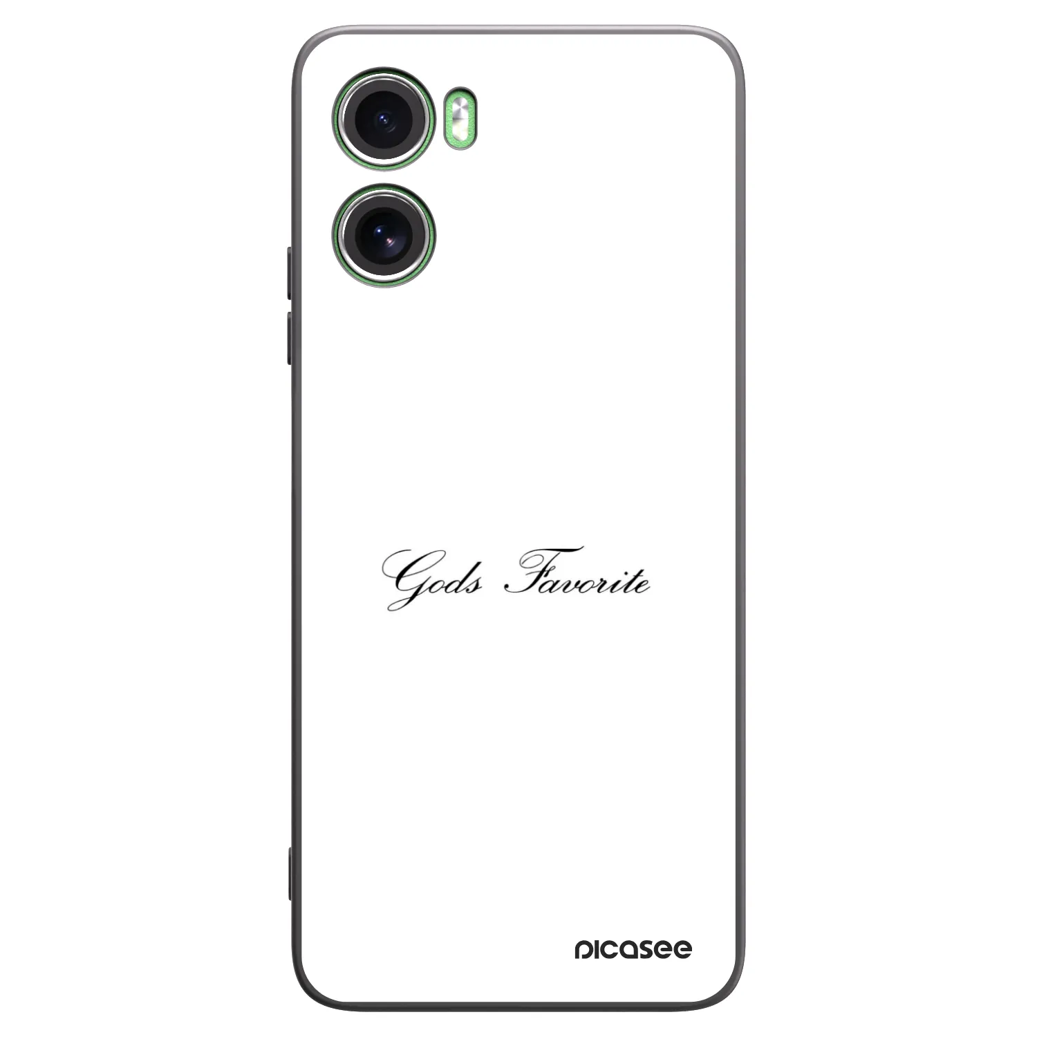 Picasee silikonový černý obal pro Motorola Moto G06 - Gods Favorite