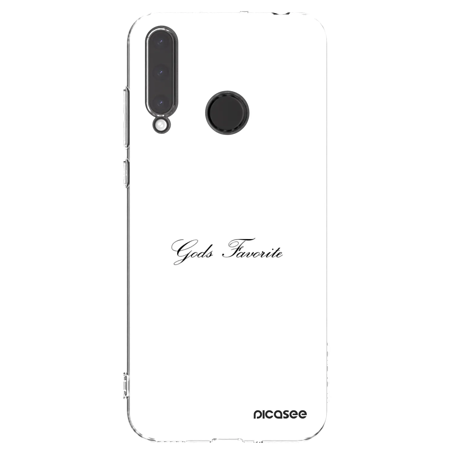 Picasee silikonový průhledný obal pro Honor 20 Lite - Gods Favorite