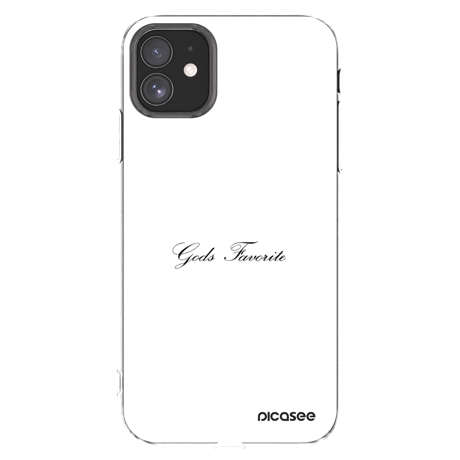 Picasee silikonový průhledný obal pro Apple iPhone 11 - Gods Favorite