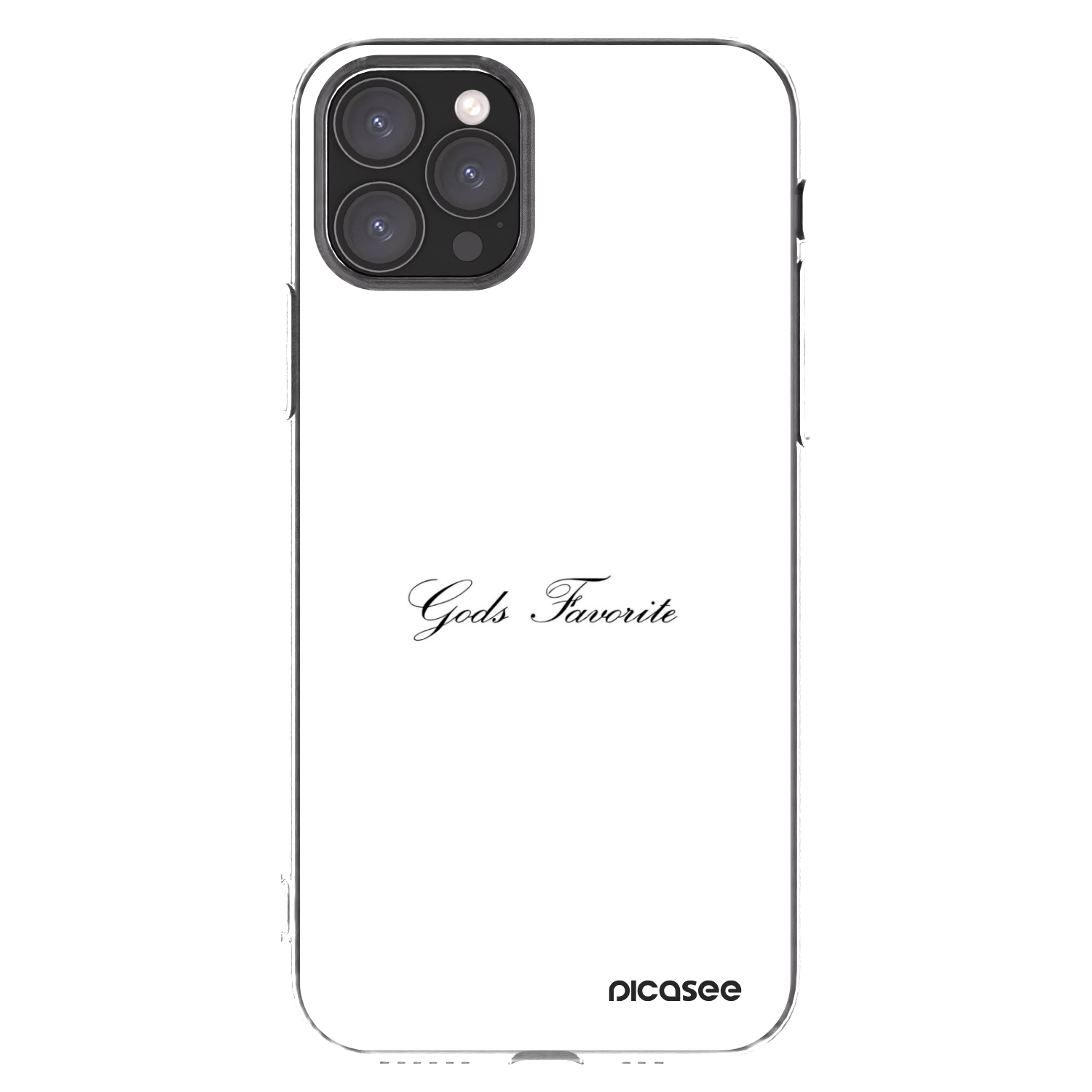 Picasee silikonový průhledný obal pro Apple iPhone 11 Pro - Gods Favorite