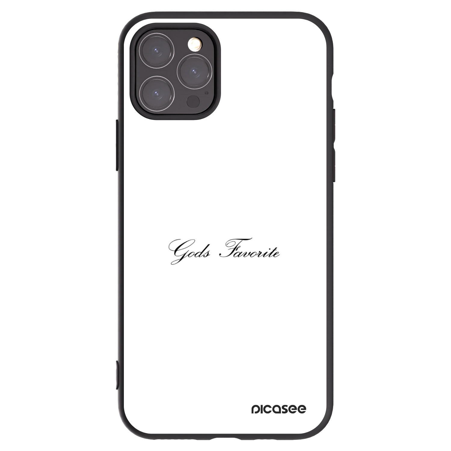 Picasee silikonový černý obal pro Apple iPhone 11 Pro - Gods Favorite