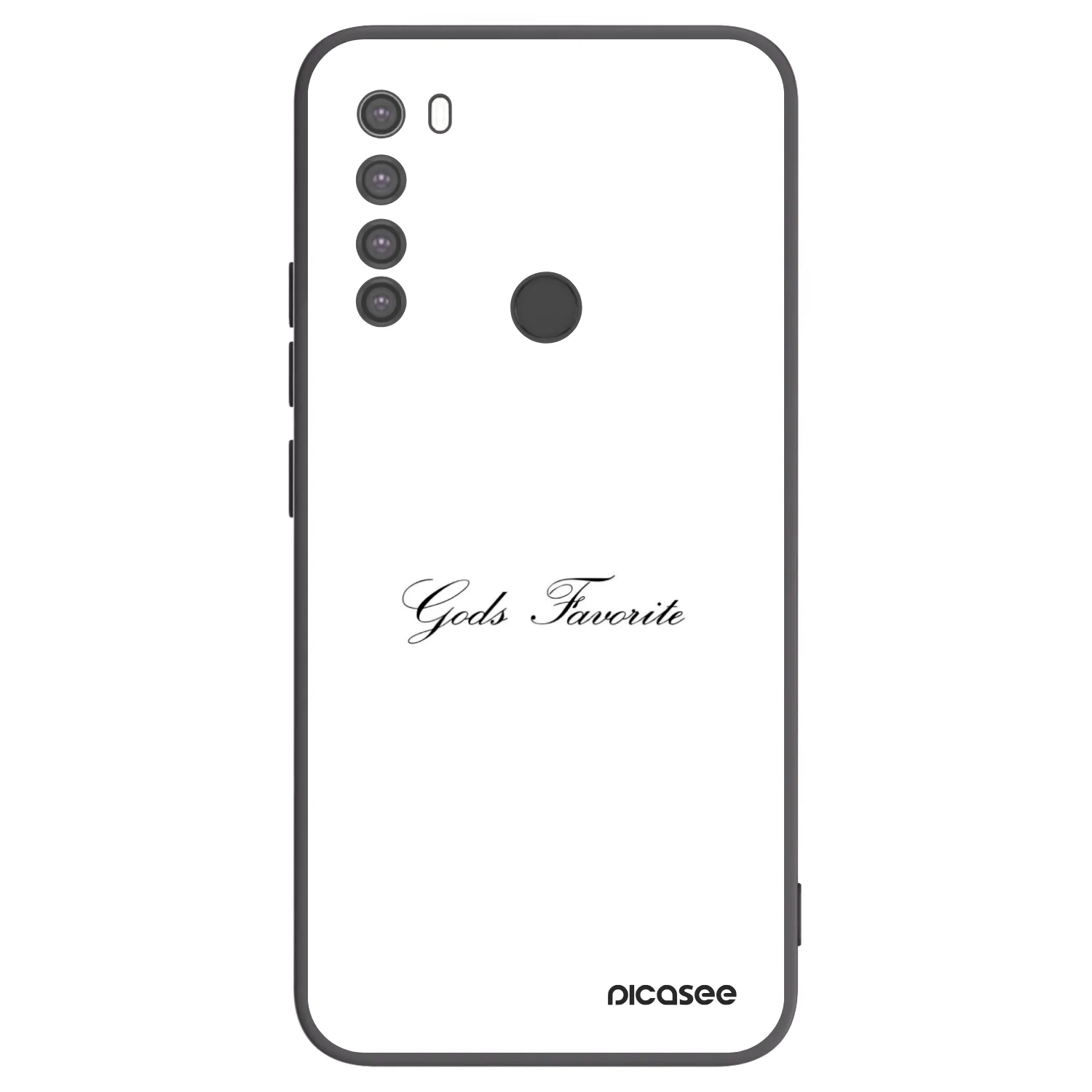 Picasee silikonový černý obal pro Xiaomi Redmi Note 8 - Gods Favorite