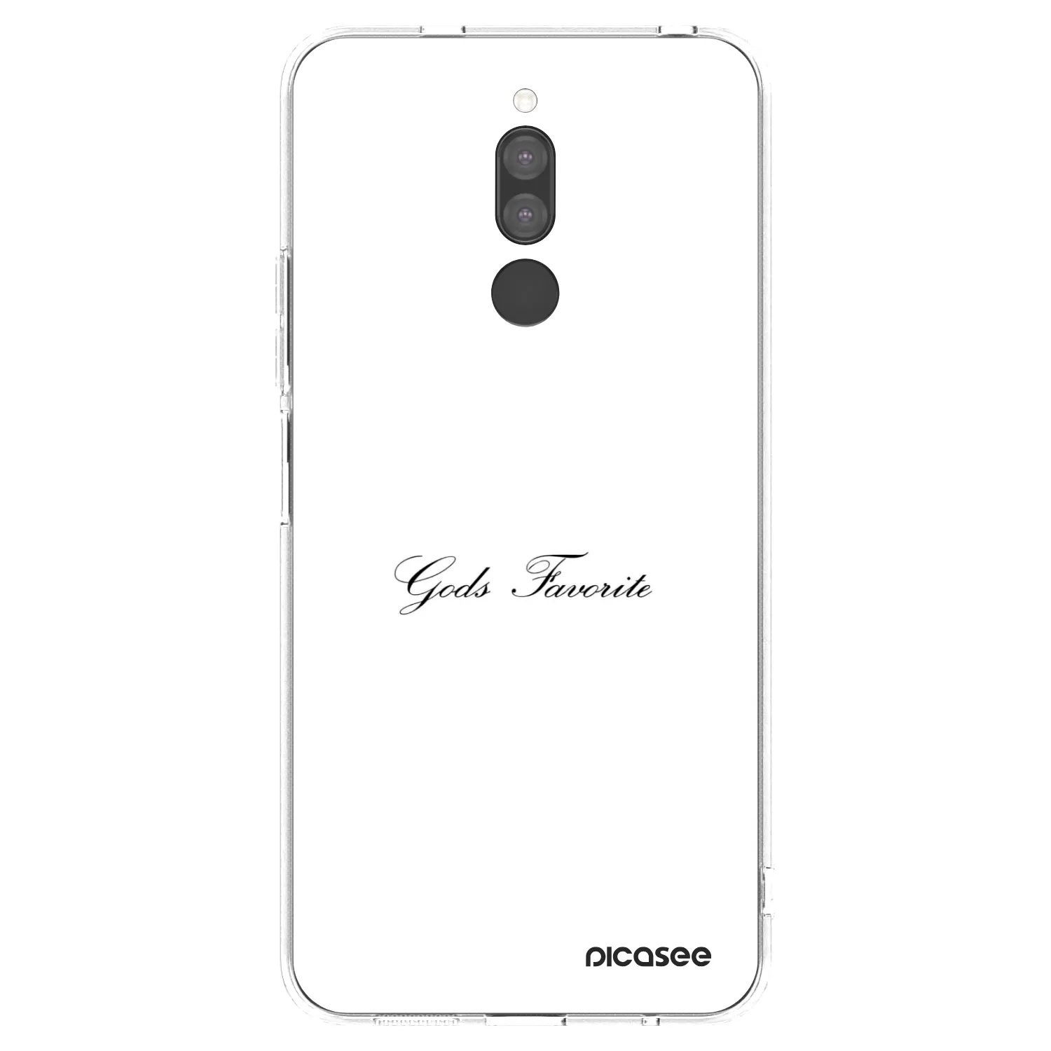 Picasee silikonový průhledný obal pro Xiaomi Redmi 8 - Gods Favorite