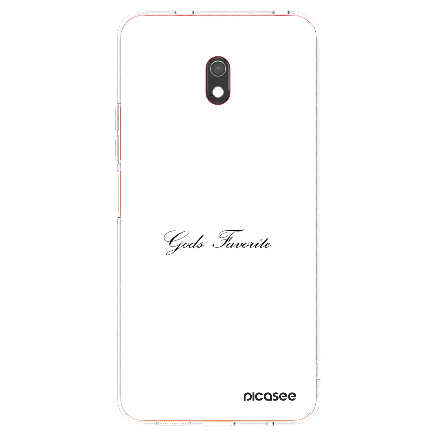Picasee silikonový průhledný obal pro Xiaomi Redmi 8A - Gods Favorite
