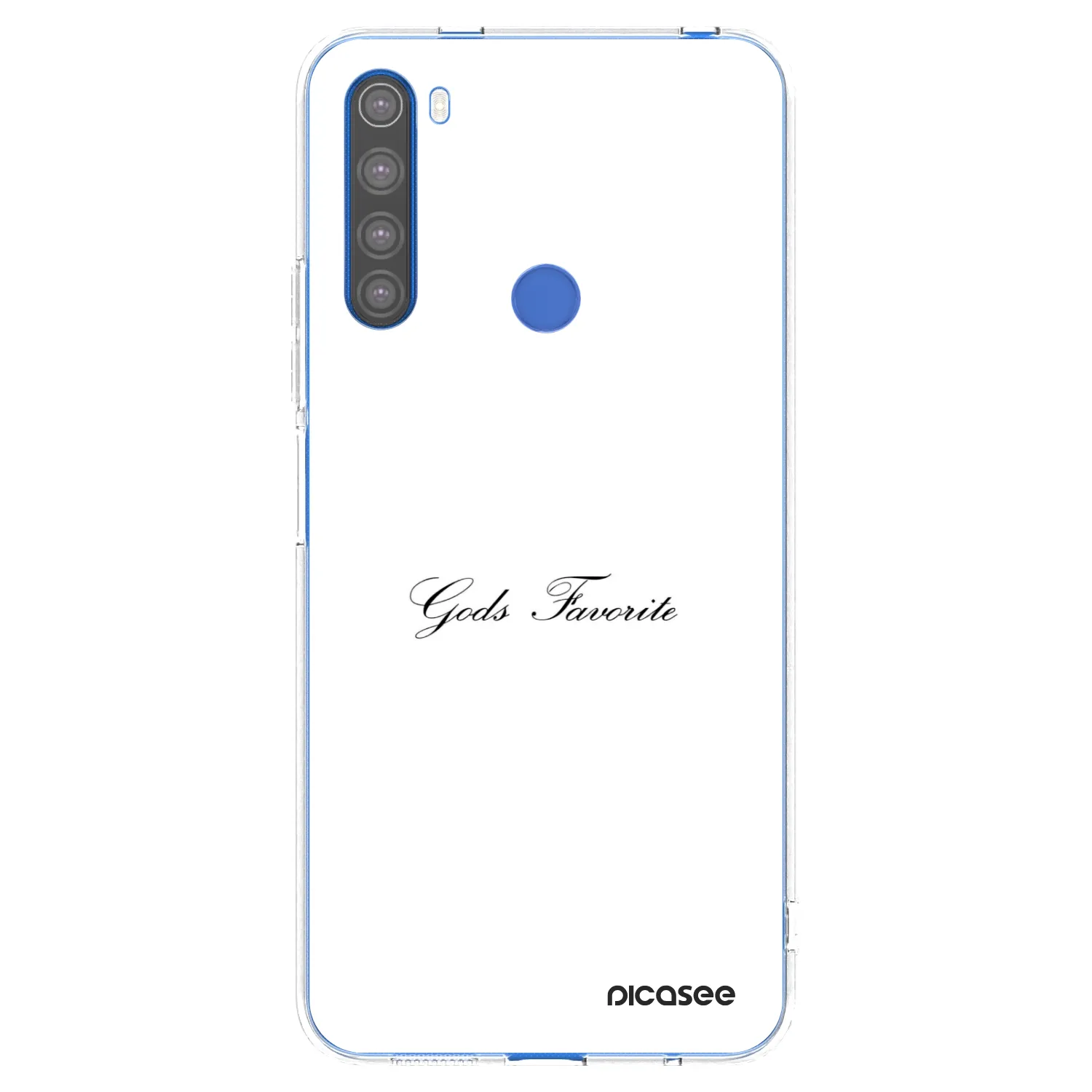 Picasee silikonový průhledný obal pro Xiaomi Redmi Note 8T - Gods Favorite