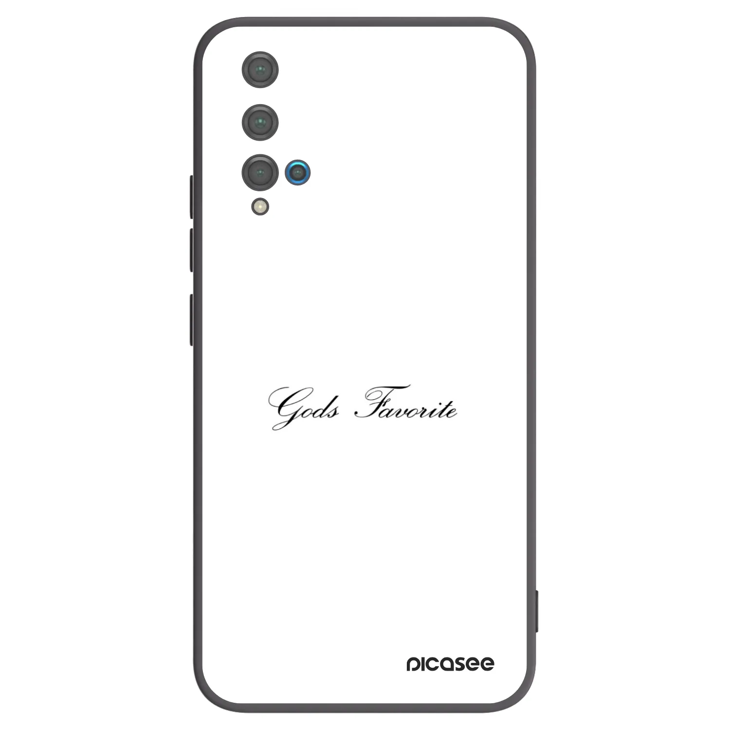 Picasee silikonový černý obal pro Huawei Nova 5T - Gods Favorite