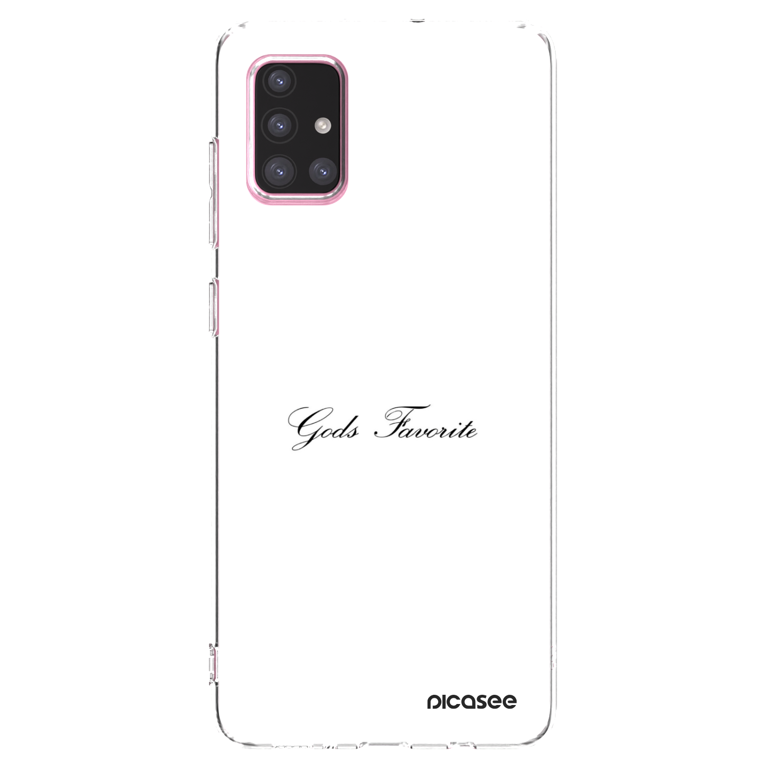 Picasee silikonový průhledný obal pro Samsung Galaxy A71 A715F - Gods Favorite