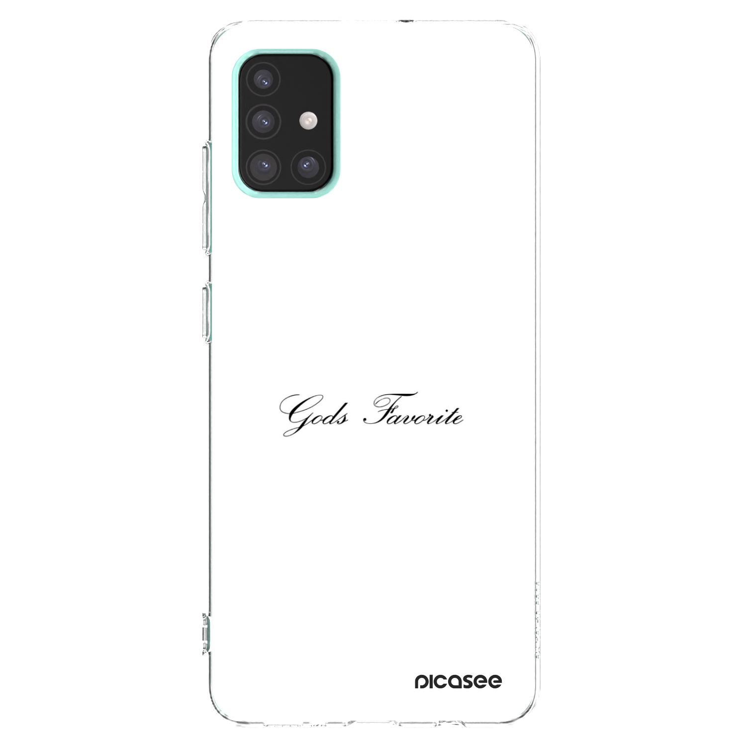 Picasee silikonový průhledný obal pro Samsung Galaxy A51 A515F - Gods Favorite