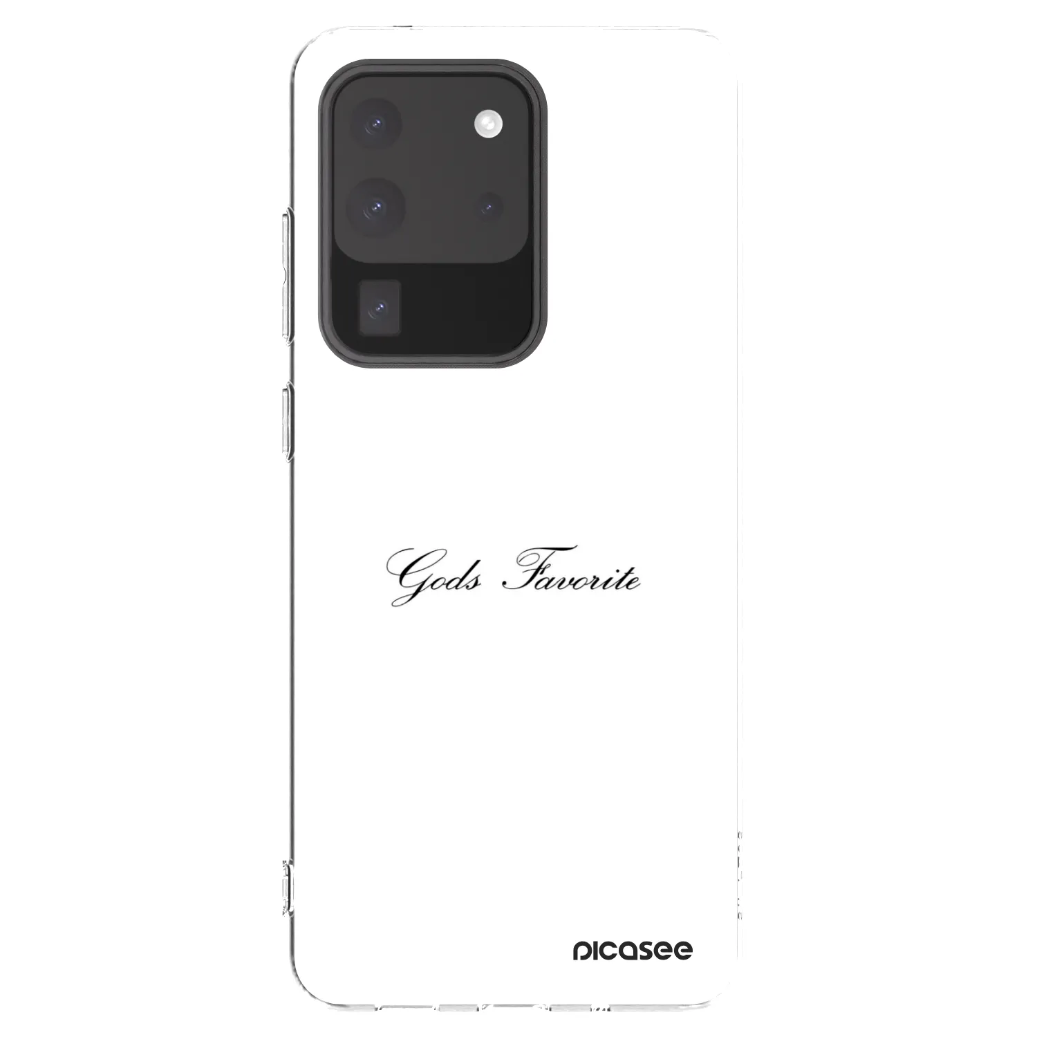 Picasee silikonový průhledný obal pro Samsung Galaxy S20 Ultra 5G G988F - Gods Favorite