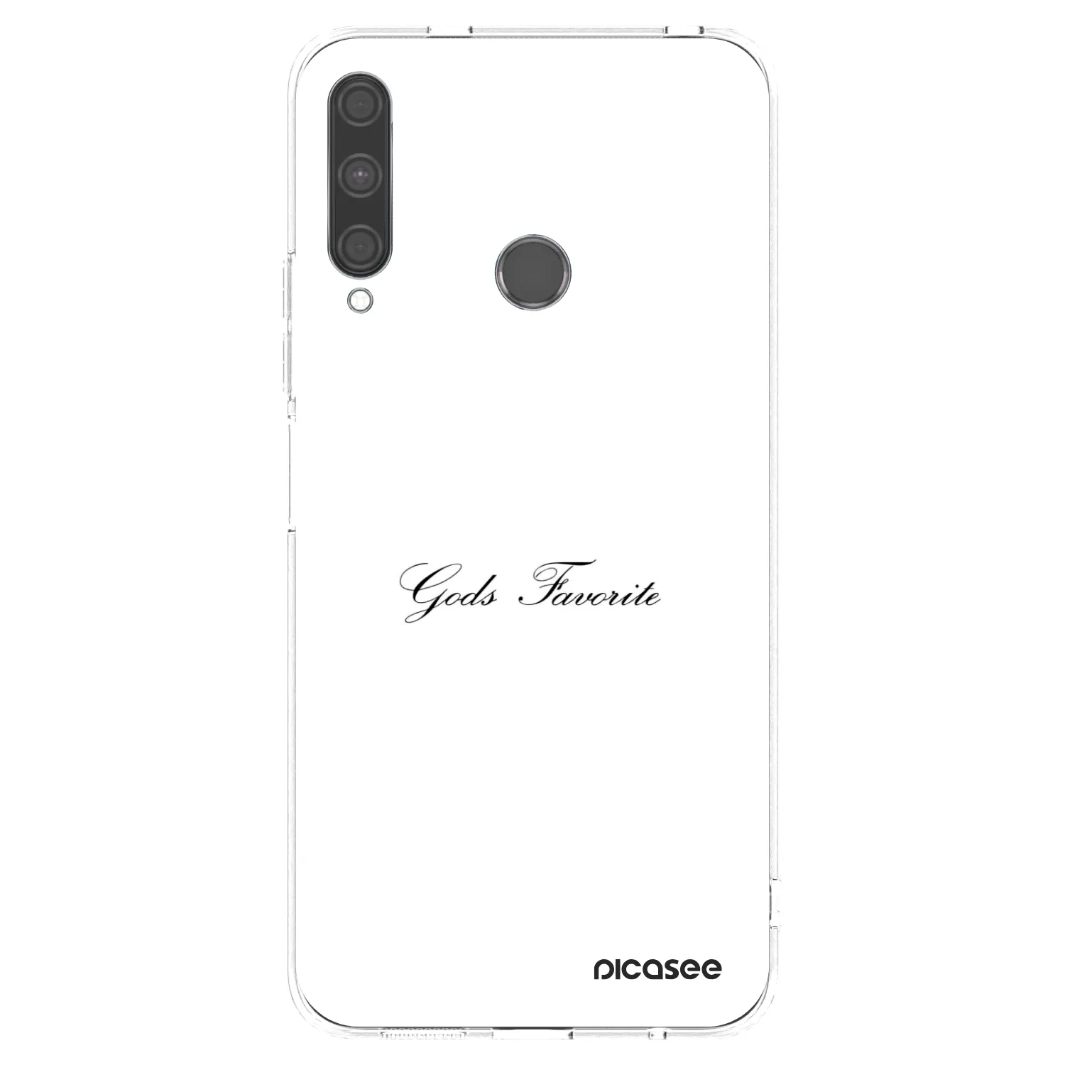 Picasee silikonový průhledný obal pro Huawei P40 Lite E - Gods Favorite