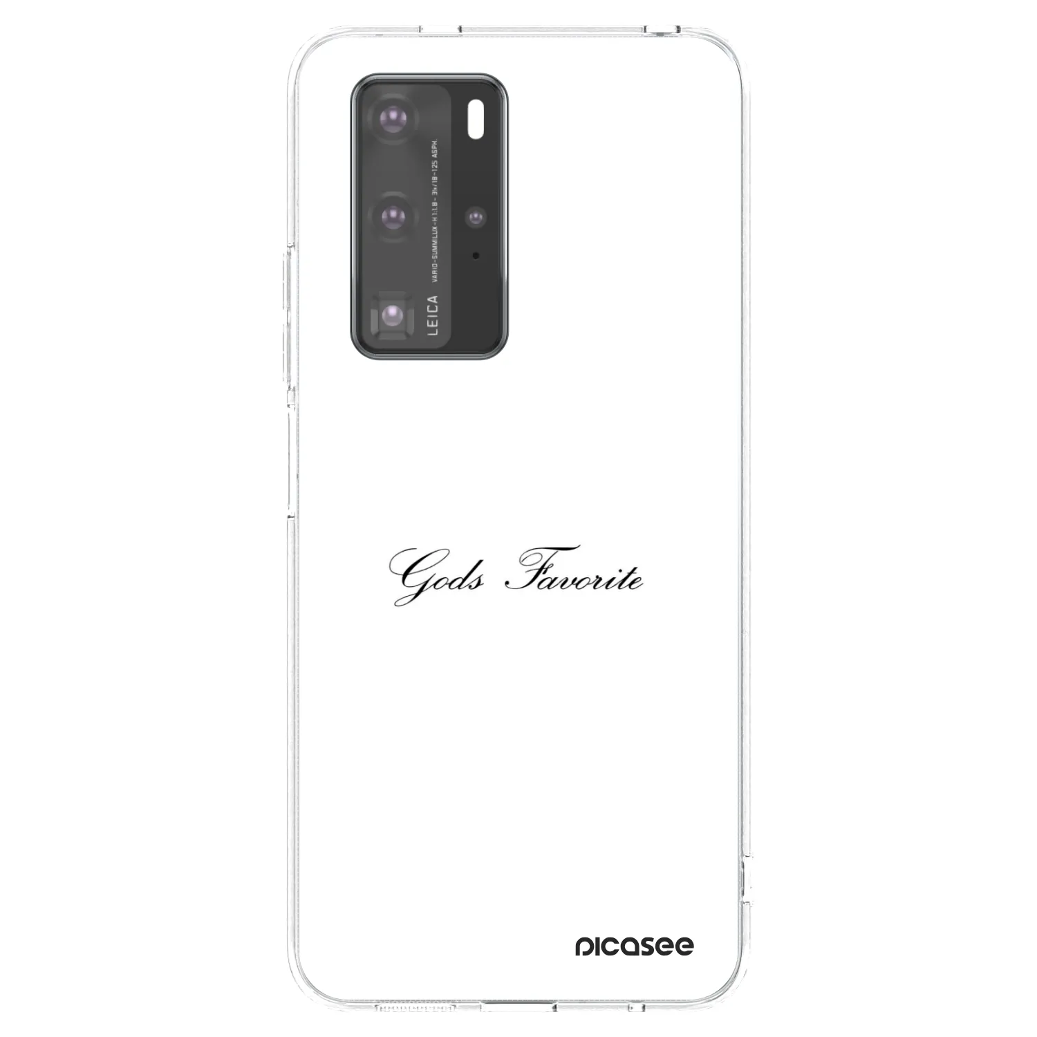Picasee silikonový průhledný obal pro Huawei P40 Pro - Gods Favorite