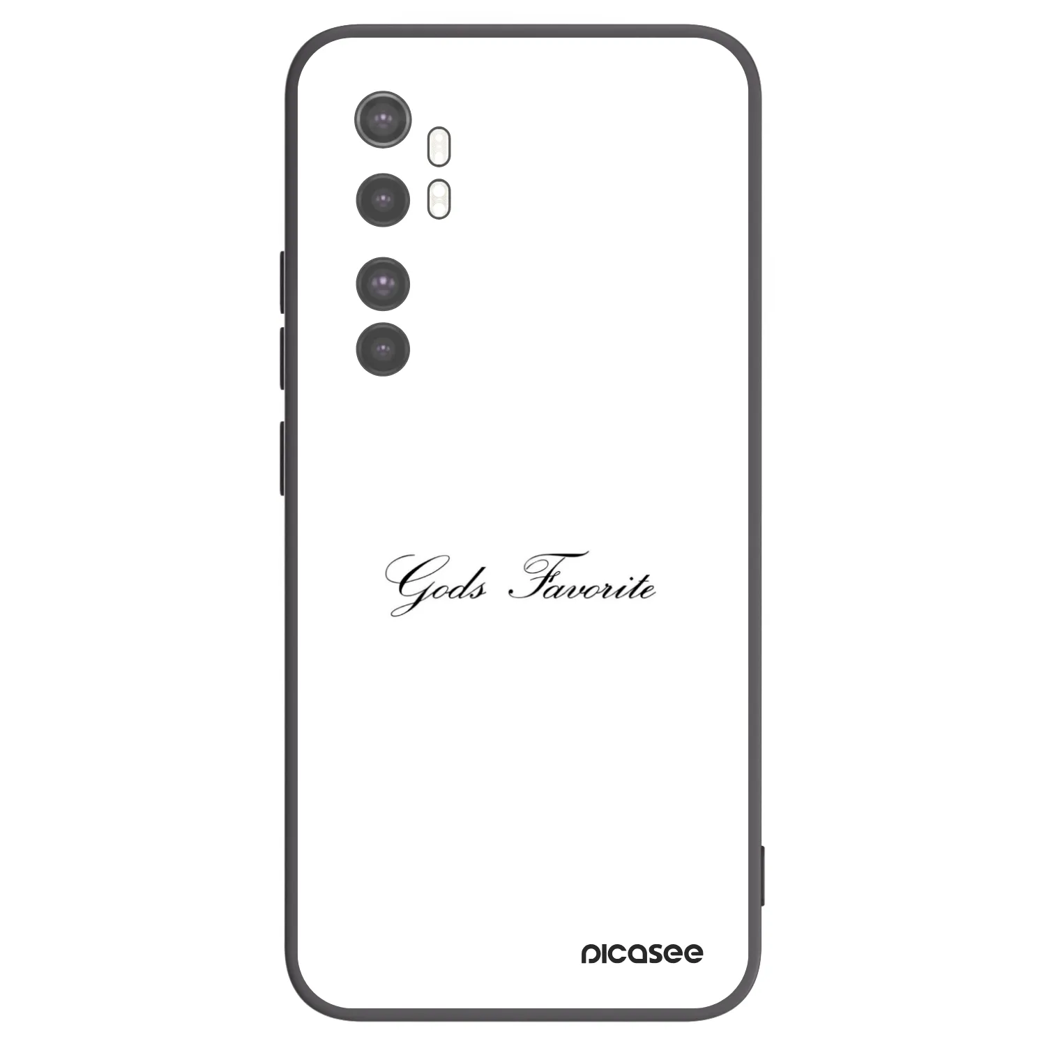 Picasee silikonový černý obal pro Xiaomi Mi Note 10 Lite - Gods Favorite