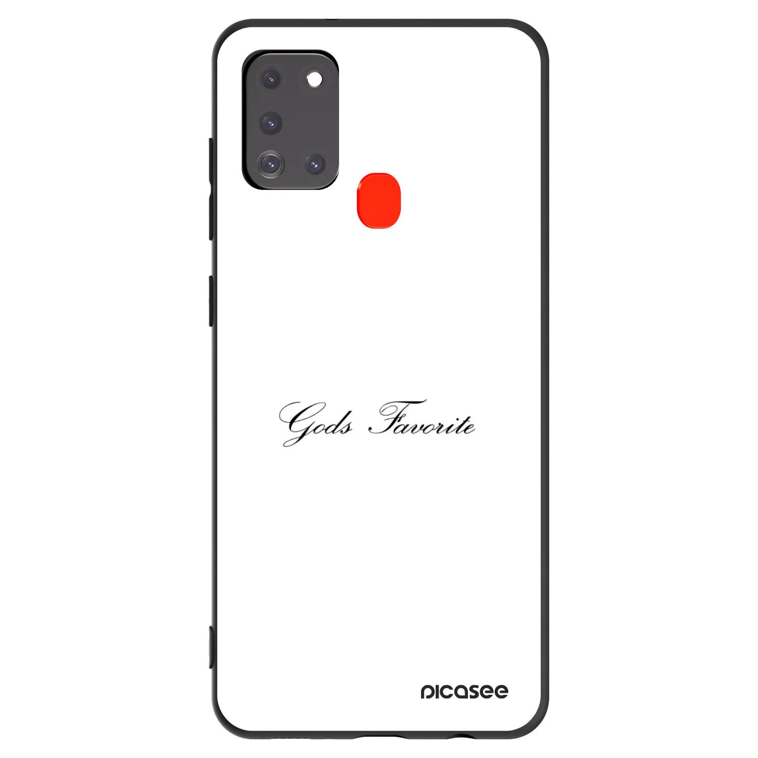 Picasee silikonový černý obal pro Samsung Galaxy A21s - Gods Favorite