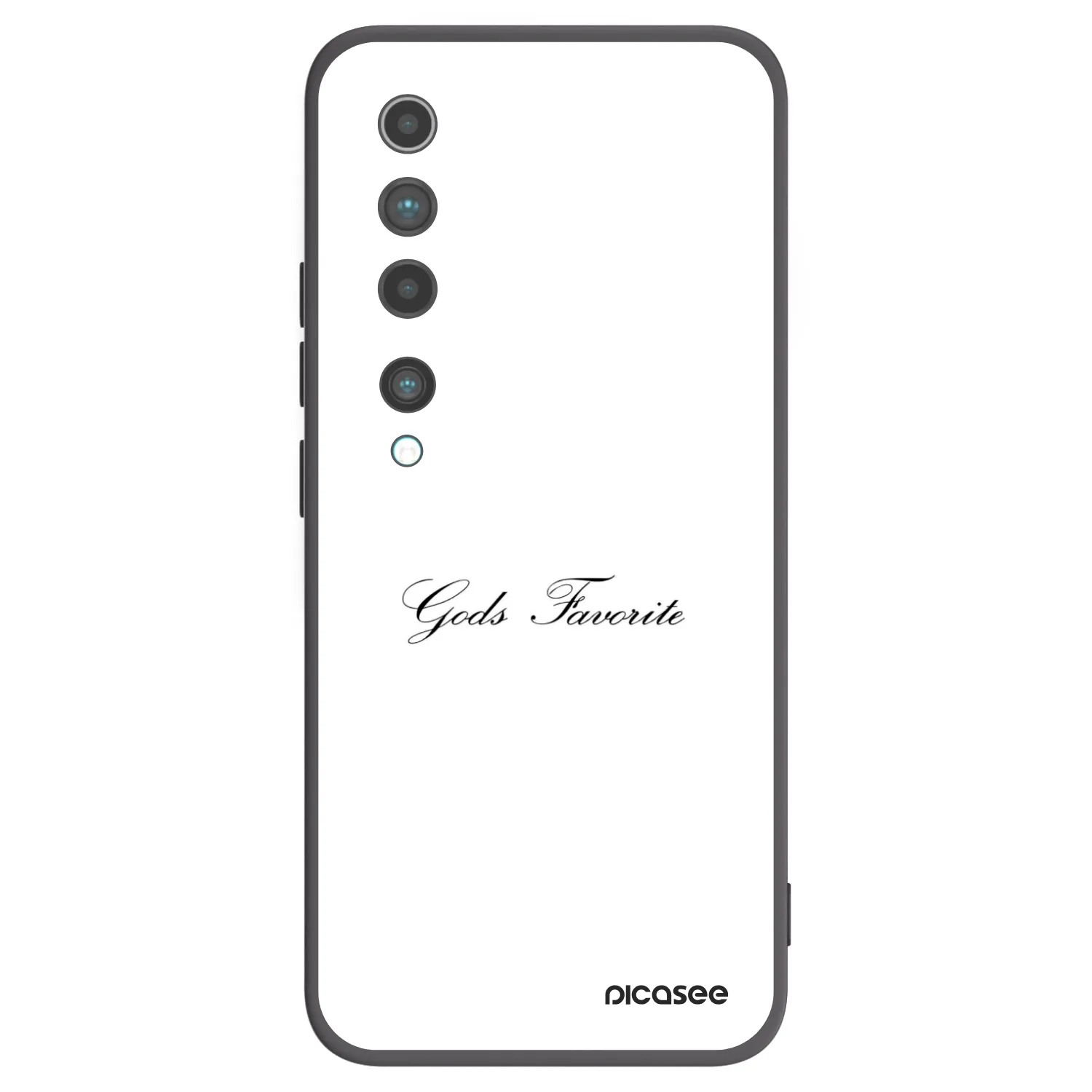 Picasee silikonový černý obal pro Xiaomi Mi 10 - Gods Favorite