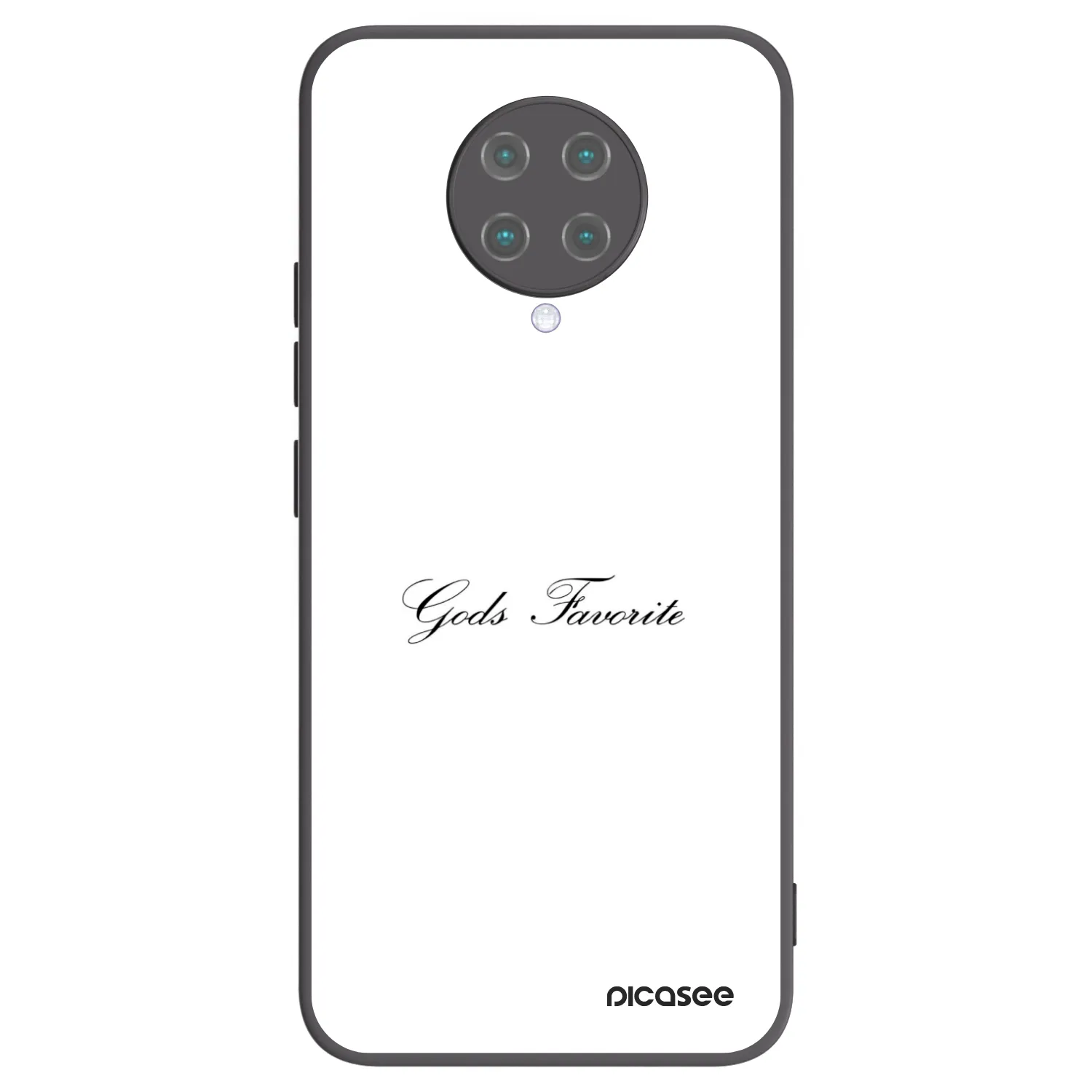 Picasee silikonový černý obal pro Xiaomi Poco F2 Pro - Gods Favorite