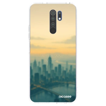 Picasee silikonový průhledný obal pro Xiaomi Redmi 9 - Airplane mode