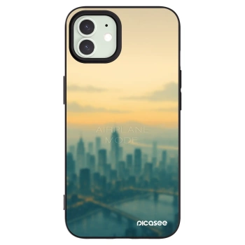 Picasee silikonový černý obal pro Apple iPhone 12 - Airplane mode