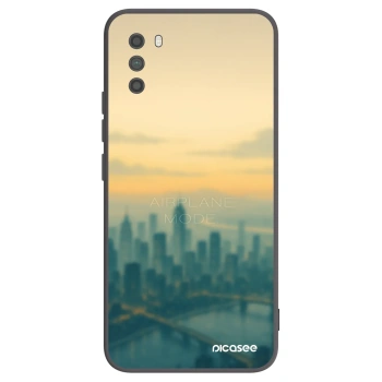 Picasee silikonový černý obal pro Xiaomi Poco M3 - Airplane mode