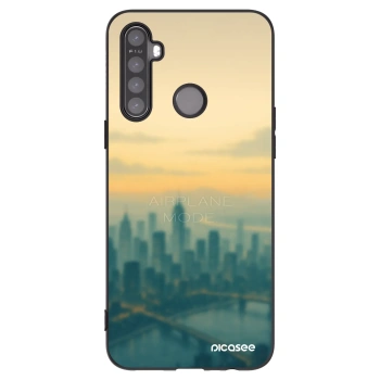 Picasee silikonový černý obal pro Realme 6i - Airplane mode