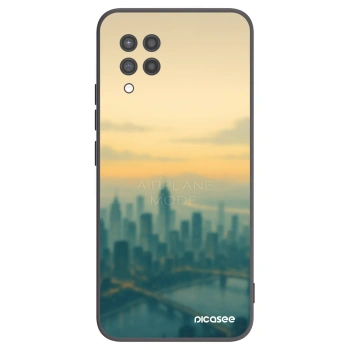 Picasee silikonový černý obal pro Samsung Galaxy A42 A426B - Airplane mode