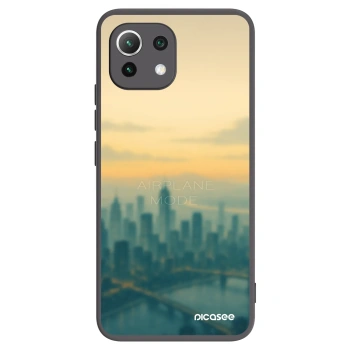 Picasee silikonový černý obal pro Xiaomi Mi 11 Lite - Airplane mode
