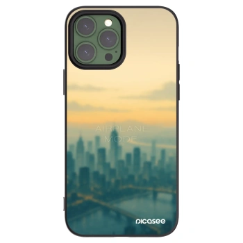 Picasee silikonový černý obal pro Apple iPhone 13 Pro Max - Airplane mode
