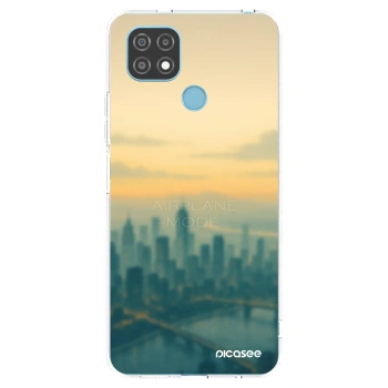 Picasee silikonový průhledný obal pro Realme C21 - Airplane mode
