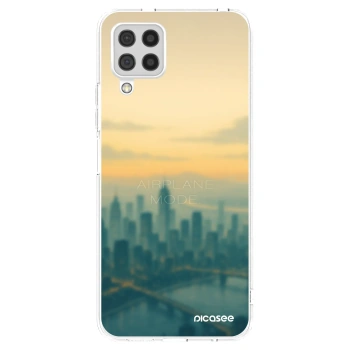 Picasee silikonový průhledný obal pro Samsung Galaxy A22 A225F 4G - Airplane mode
